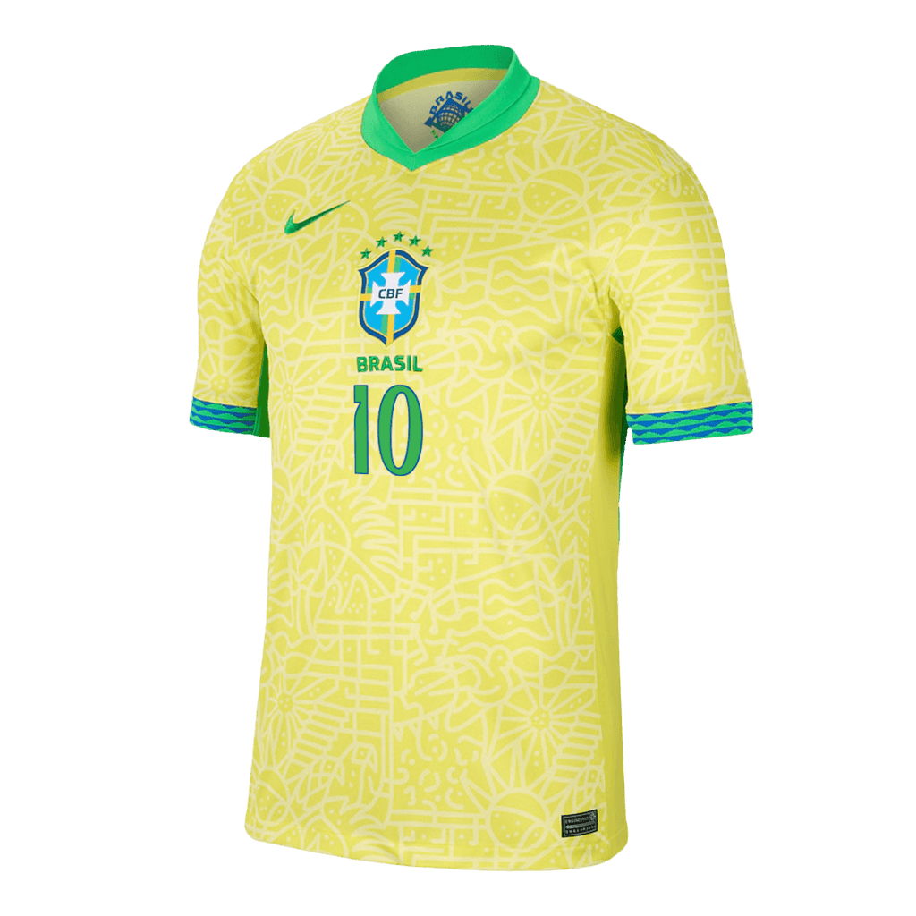 RODRYGO #10 Brazil Home Jersey Copa America 2024