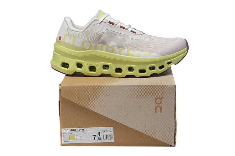 On Running Cloudmonster Sneakers White | Yellow
