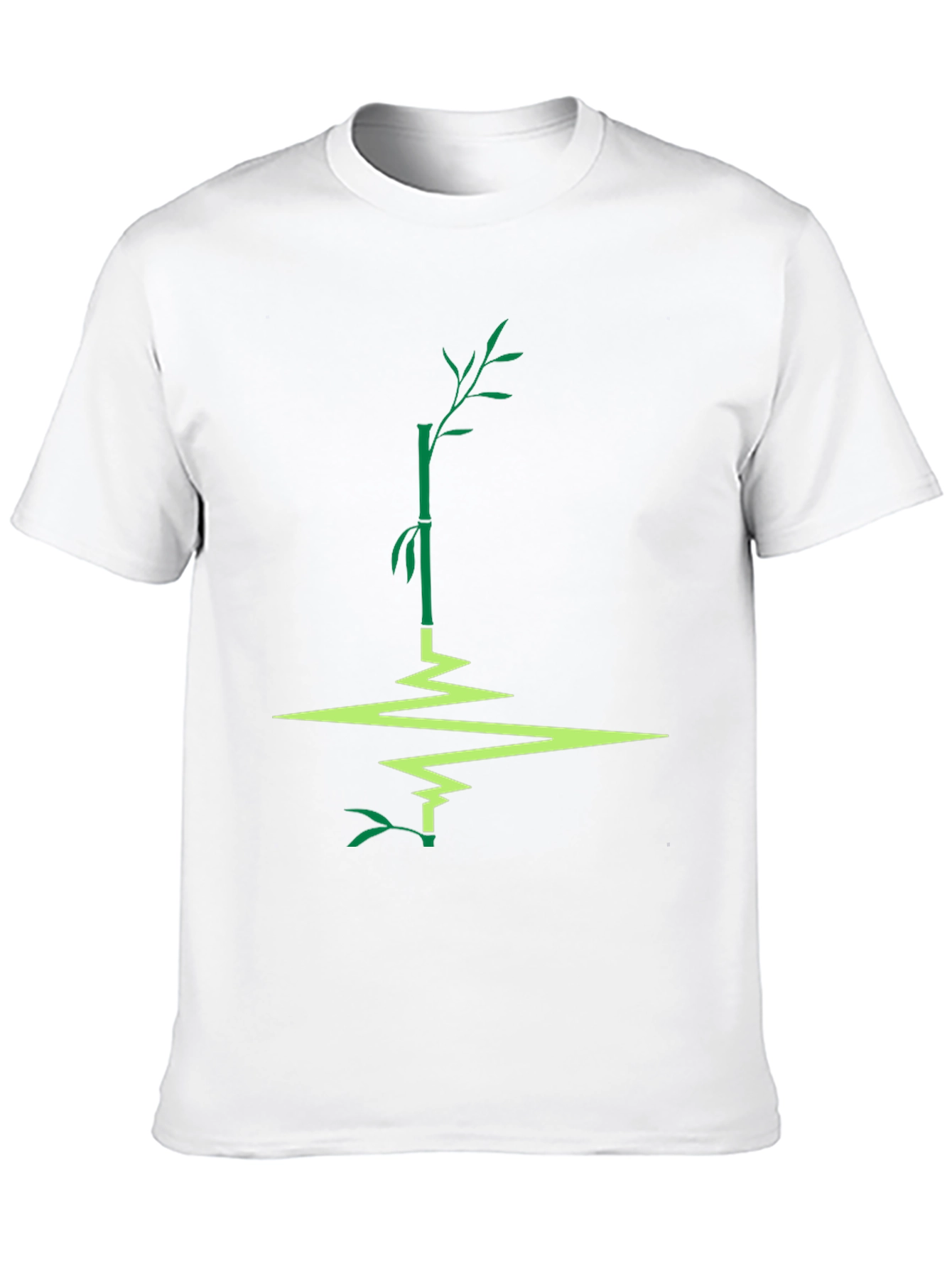 Bamboo Reflection Graphic Tee - Stylish Mens T-Shirt