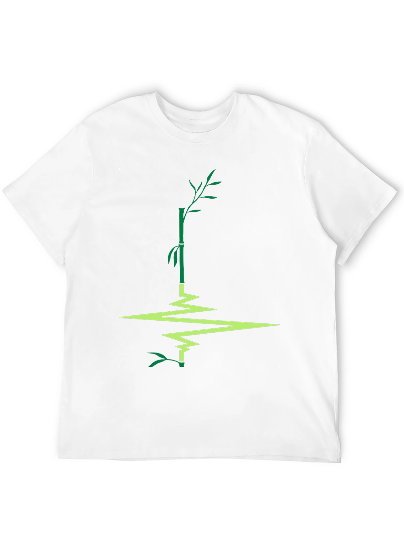 Bamboo Reflection Graphic Tee - Stylish Mens T-Shirt