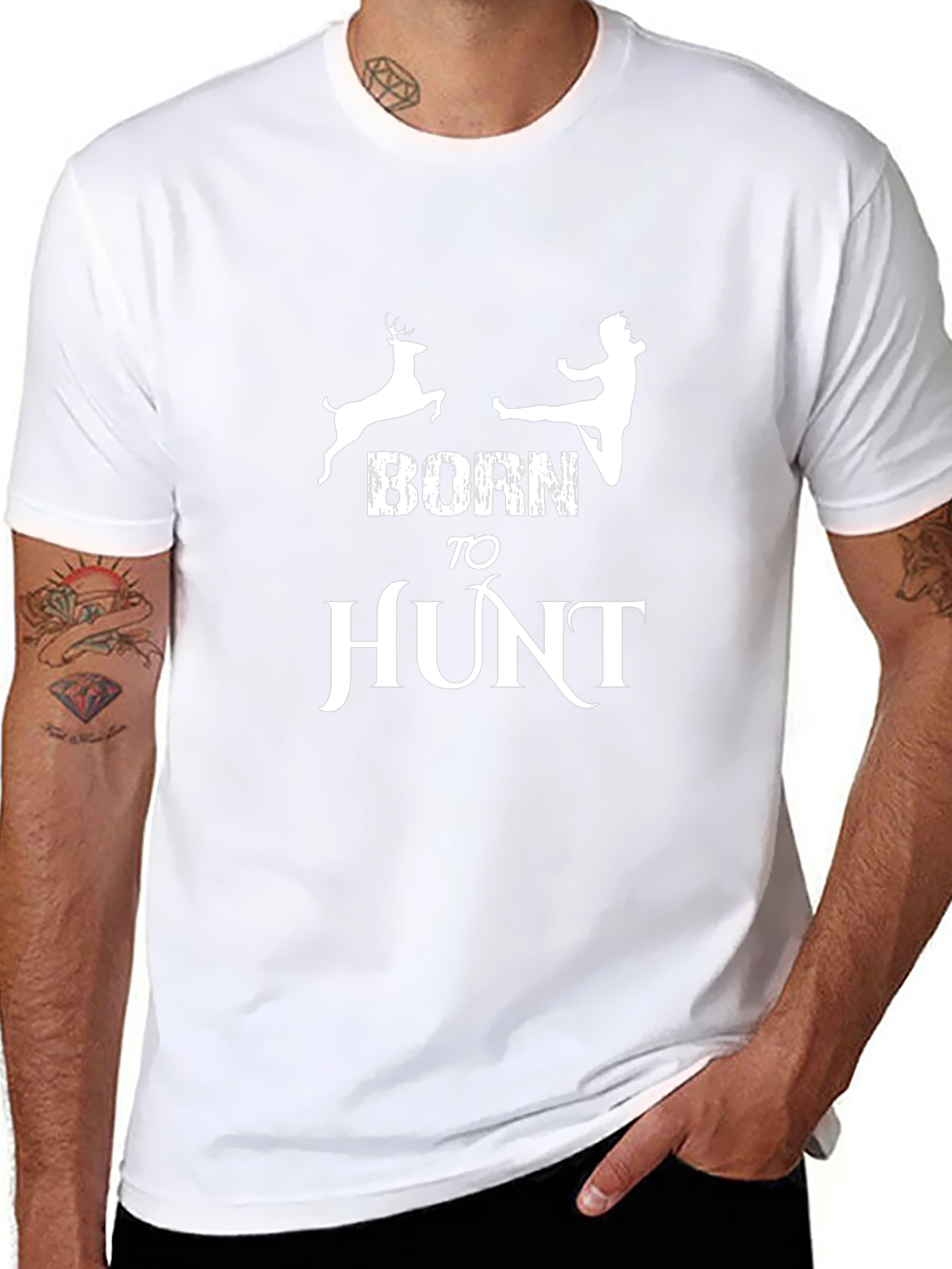 Born to Hunt T-Shirt: Deer Hunter Tee