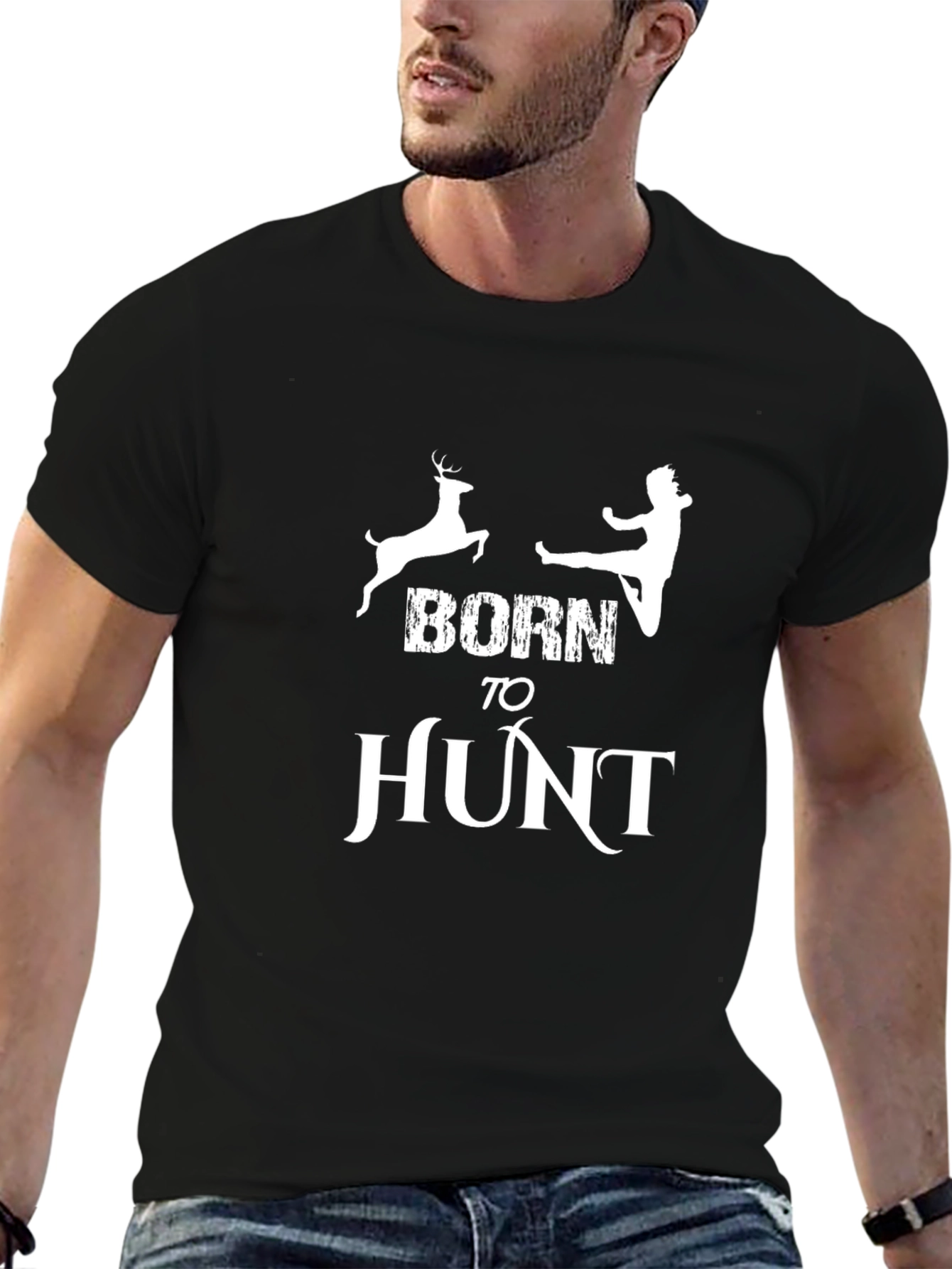 Born to Hunt T-Shirt: Deer Hunter Tee