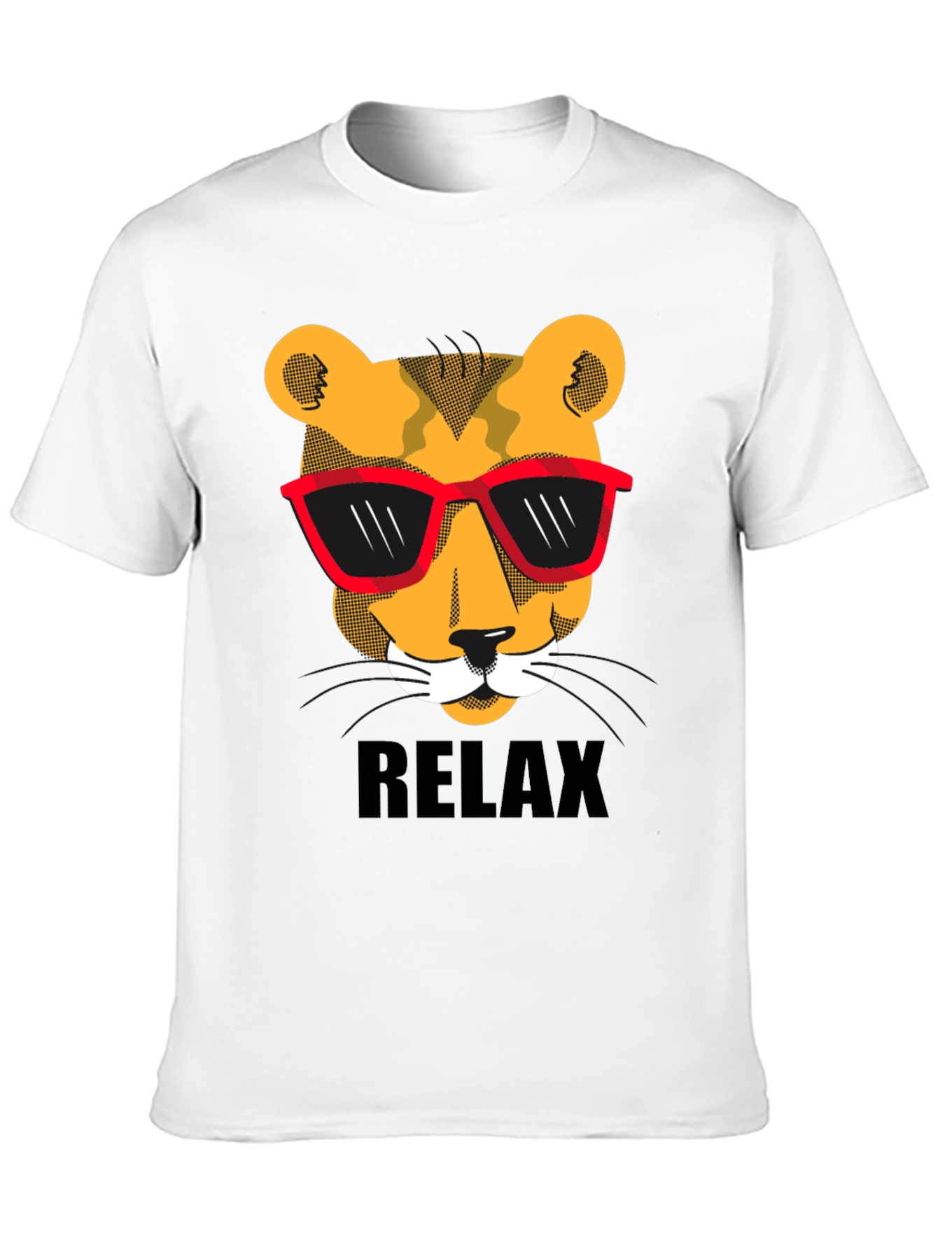 Cool Cat Relax Graphic T-Shirt