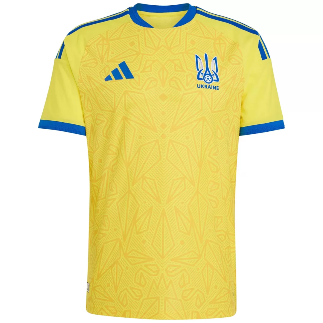 Player Version Ukraine Home Authentic Jersey World Cup 2026
