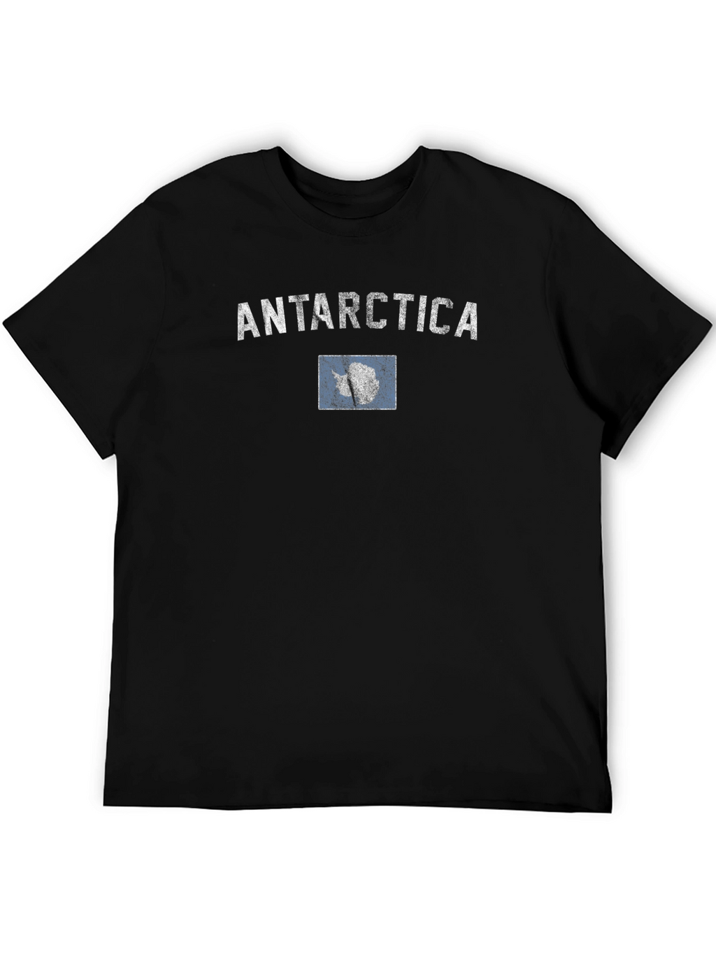 Antarctica Flag T-Shirt - Distressed Design