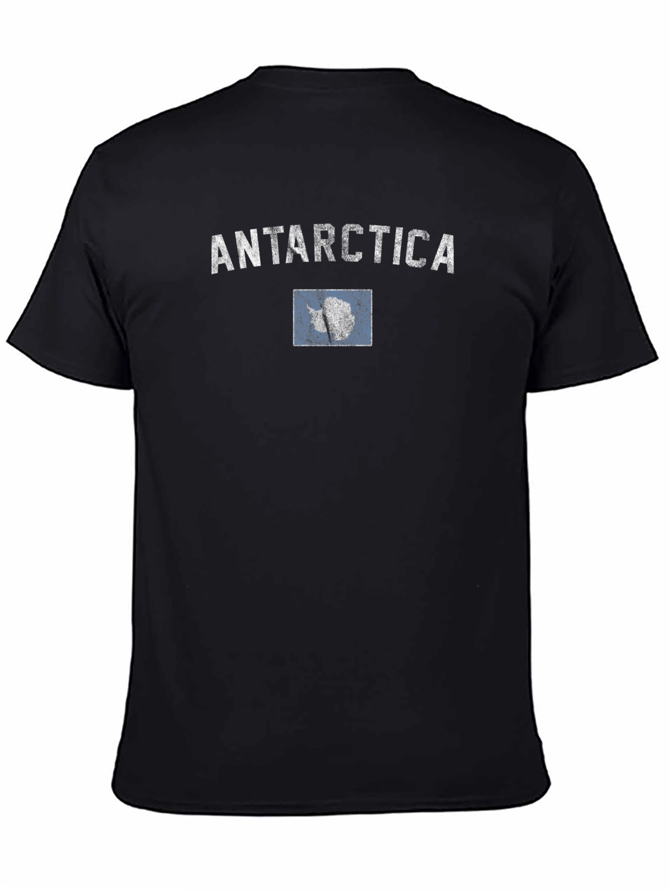 Antarctica Flag T-Shirt - Distressed Design