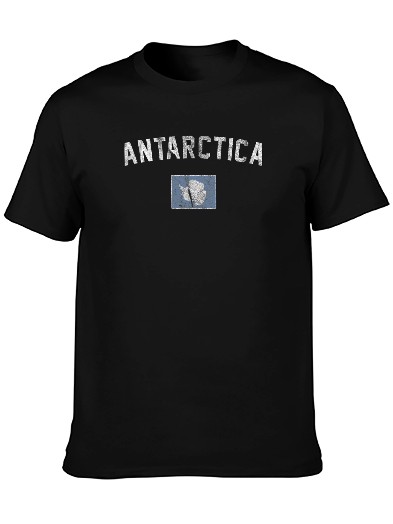Antarctica Flag T-Shirt - Distressed Design