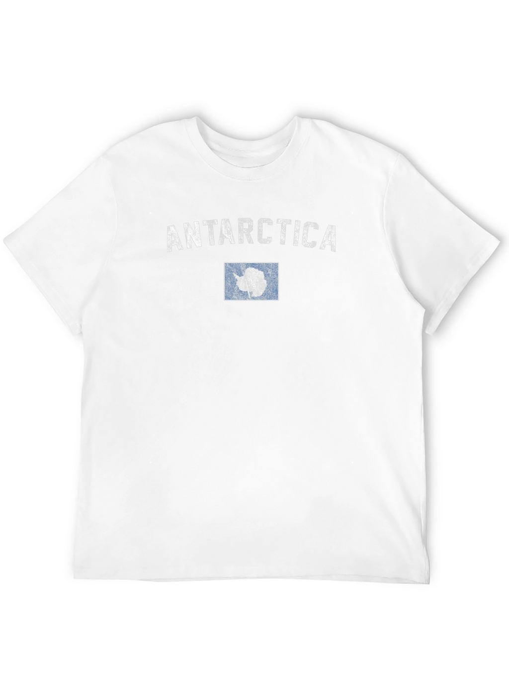 Antarctica Flag T-Shirt - Distressed Design