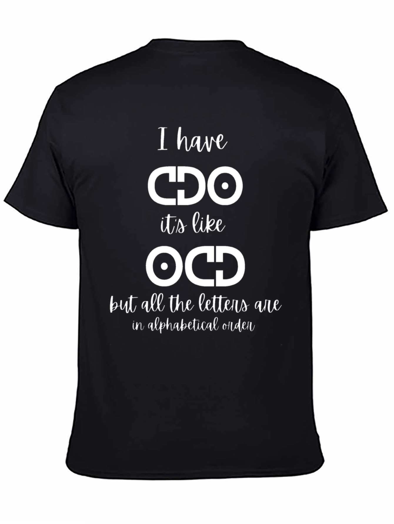CDO Alphabetical Order Funny Graphic Tee