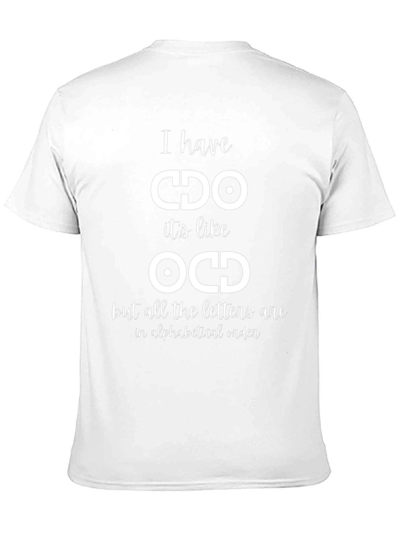 CDO Alphabetical Order Funny Graphic Tee