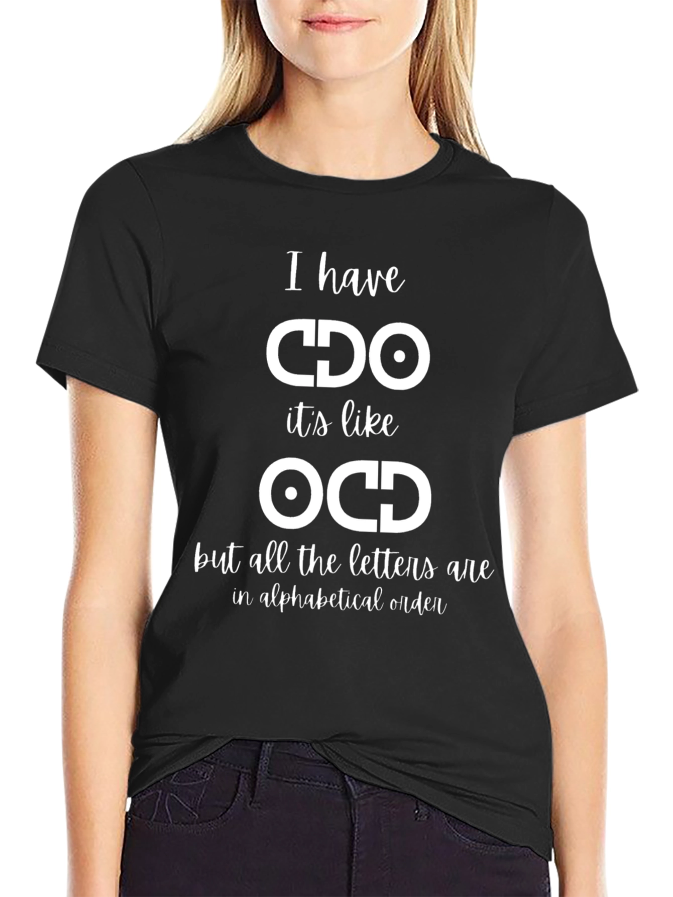CDO Alphabetical Order Funny Graphic Tee