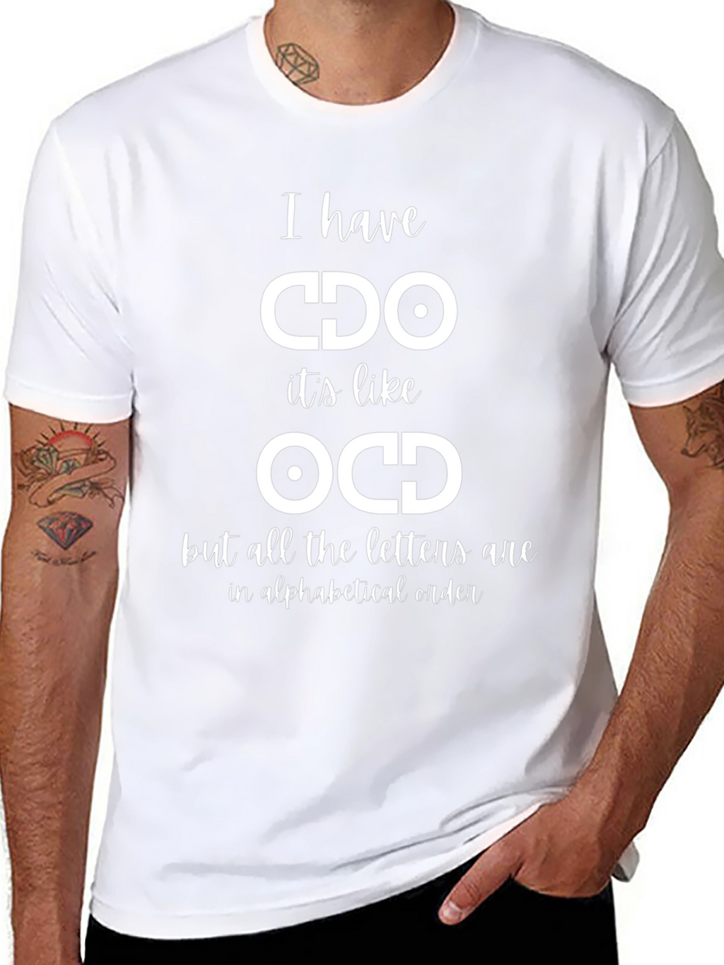 CDO Alphabetical Order Funny Graphic Tee