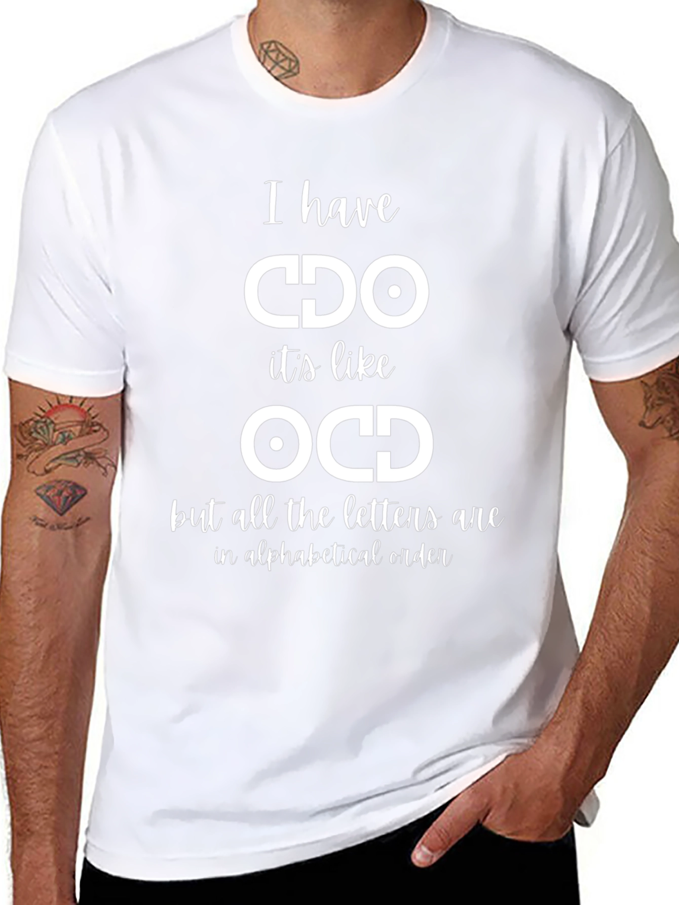 CDO Alphabetical Order Funny Graphic Tee