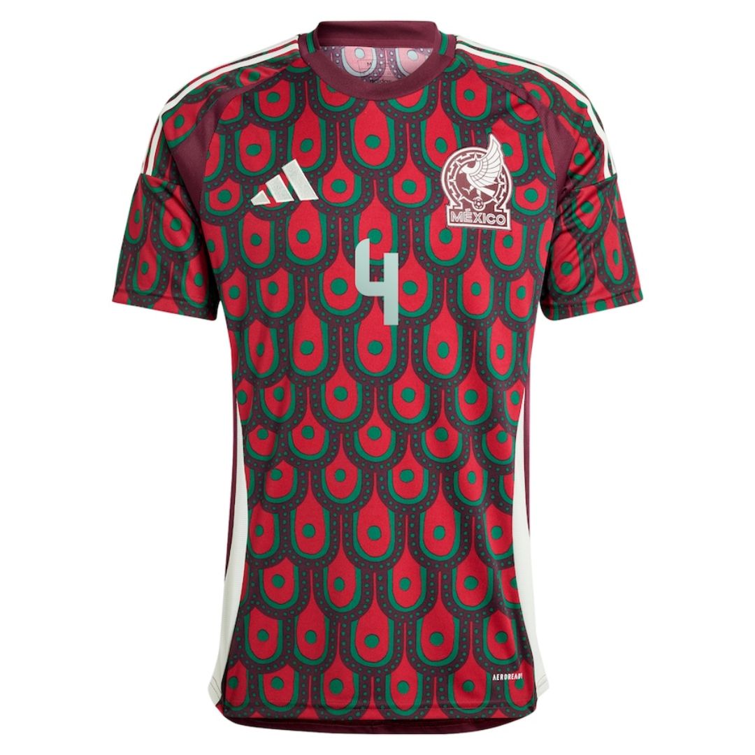 Edson Alvarez #4 Mexico Home Jersey Copa America 2024