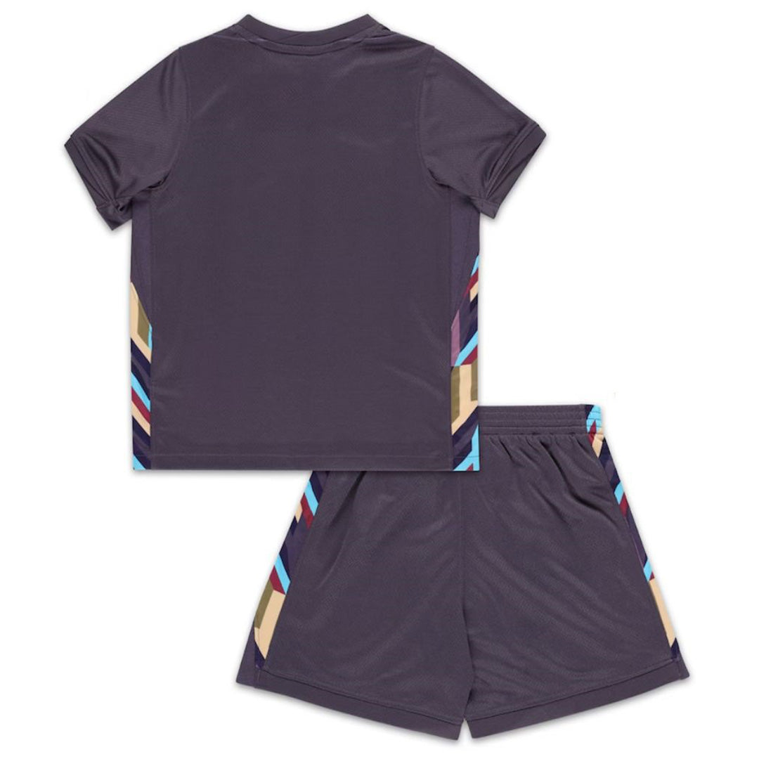 Kid's England Away Jersey+Shorts EURO 2024
