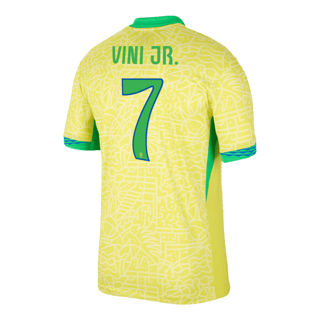 VINI JR. #7 Brazil Home Jersey Copa America 2024