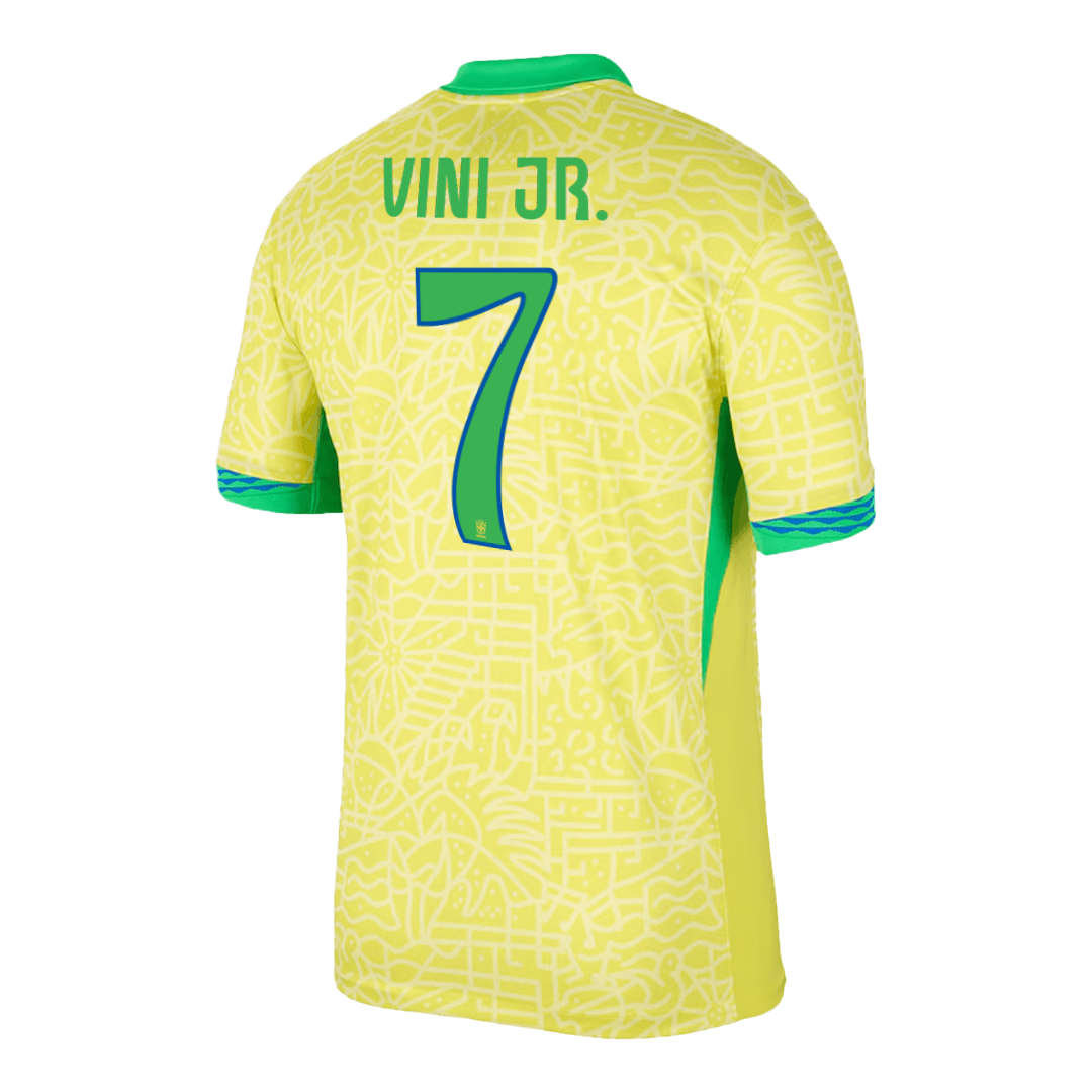 VINI JR. #7 Brazil Home Jersey Copa America 2024