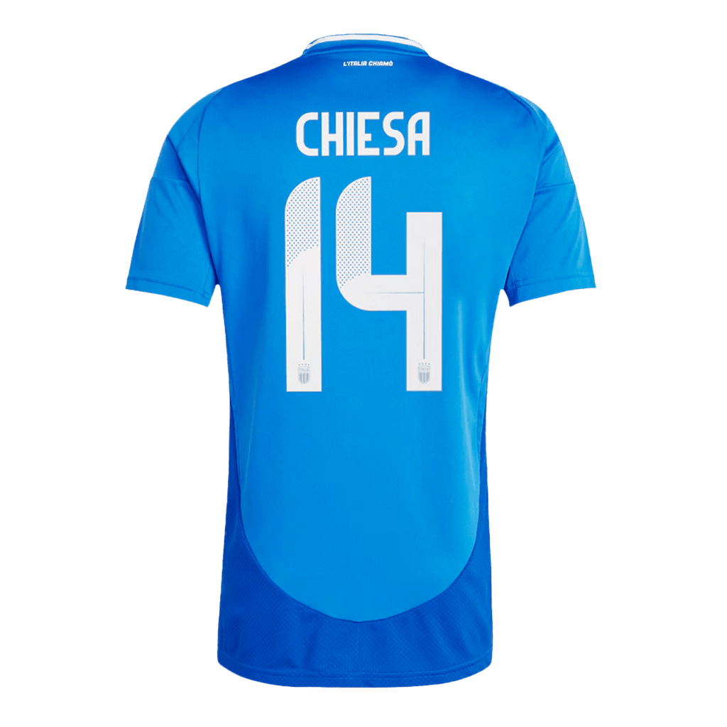 Federico Chiesa #14 Italy Home Jersey EURO 2024
