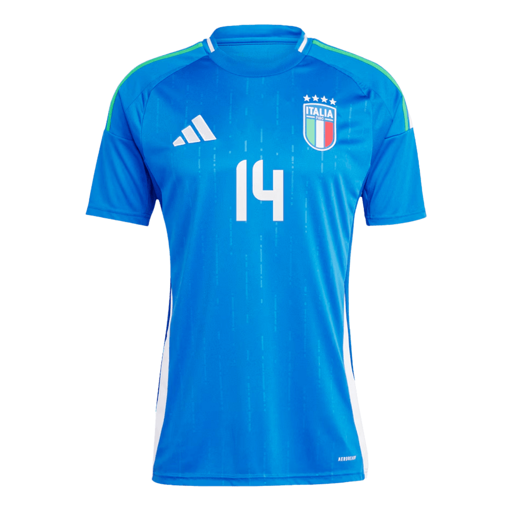 Federico Chiesa #14 Italy Home Jersey EURO 2024