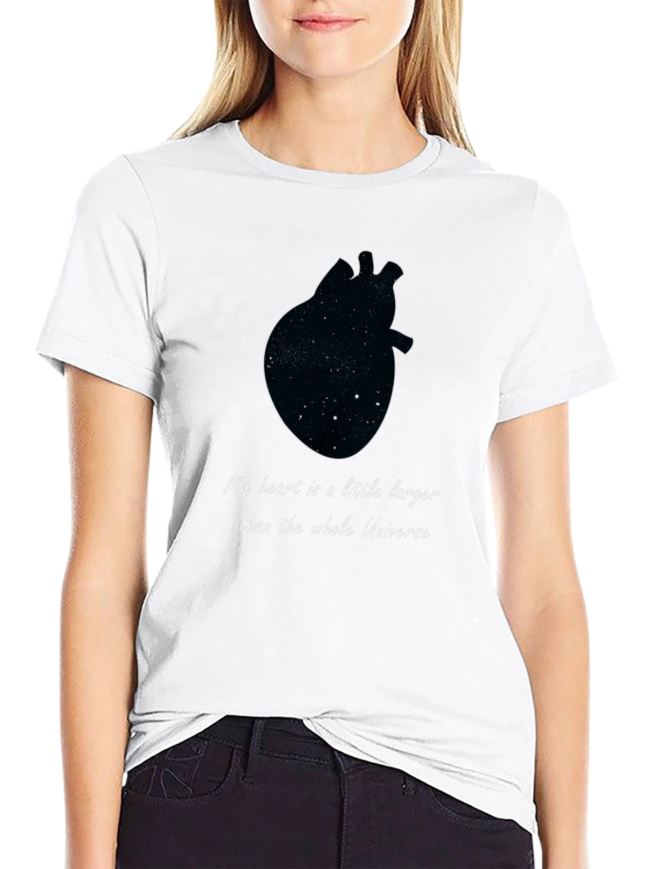 Cosmic Heart T-Shirt - Unisex Galaxy Tee
