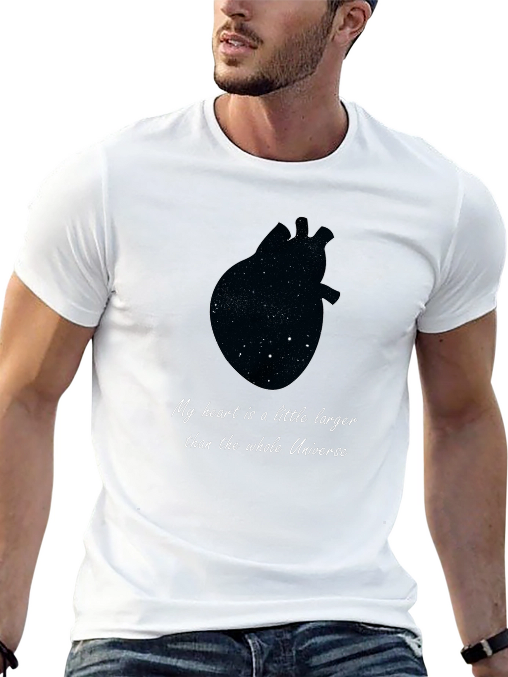 Cosmic Heart T-Shirt - Unisex Galaxy Tee