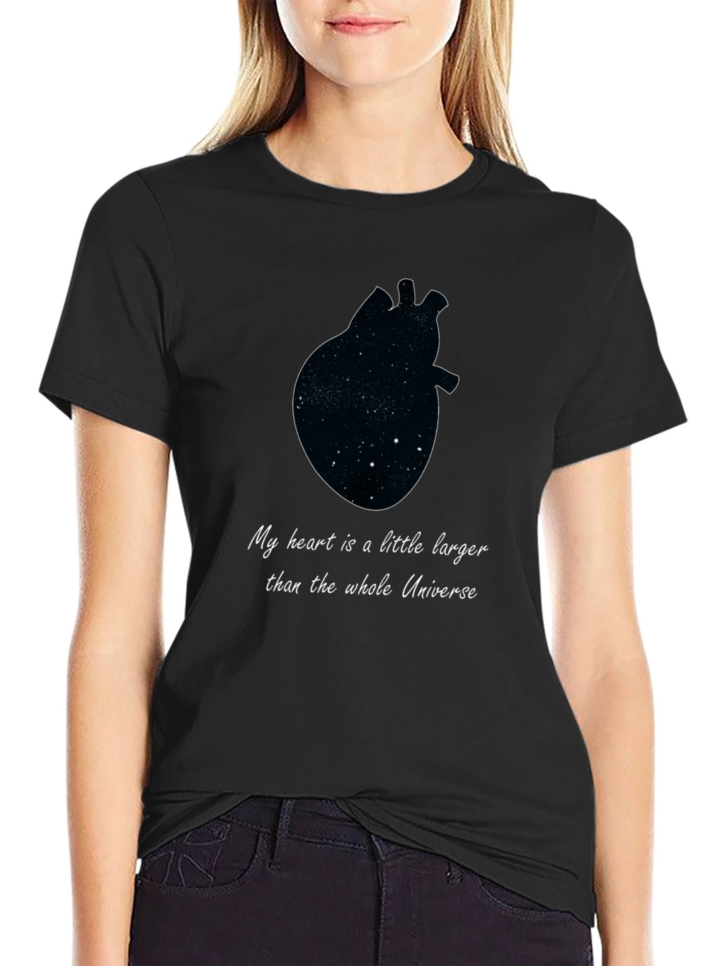 Cosmic Heart T-Shirt - Unisex Galaxy Tee
