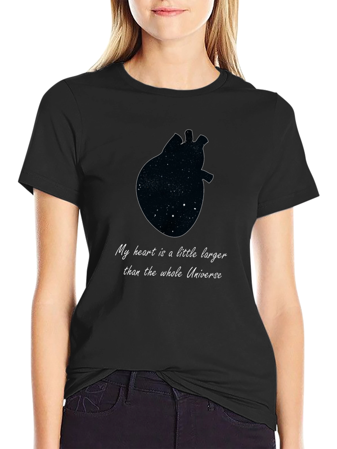Cosmic Heart T-Shirt - Unisex Galaxy Tee