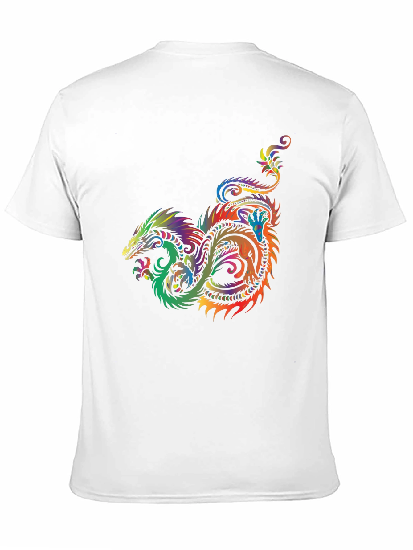 Dragon Graphic T-Shirt - Colorful Fantasy Tee