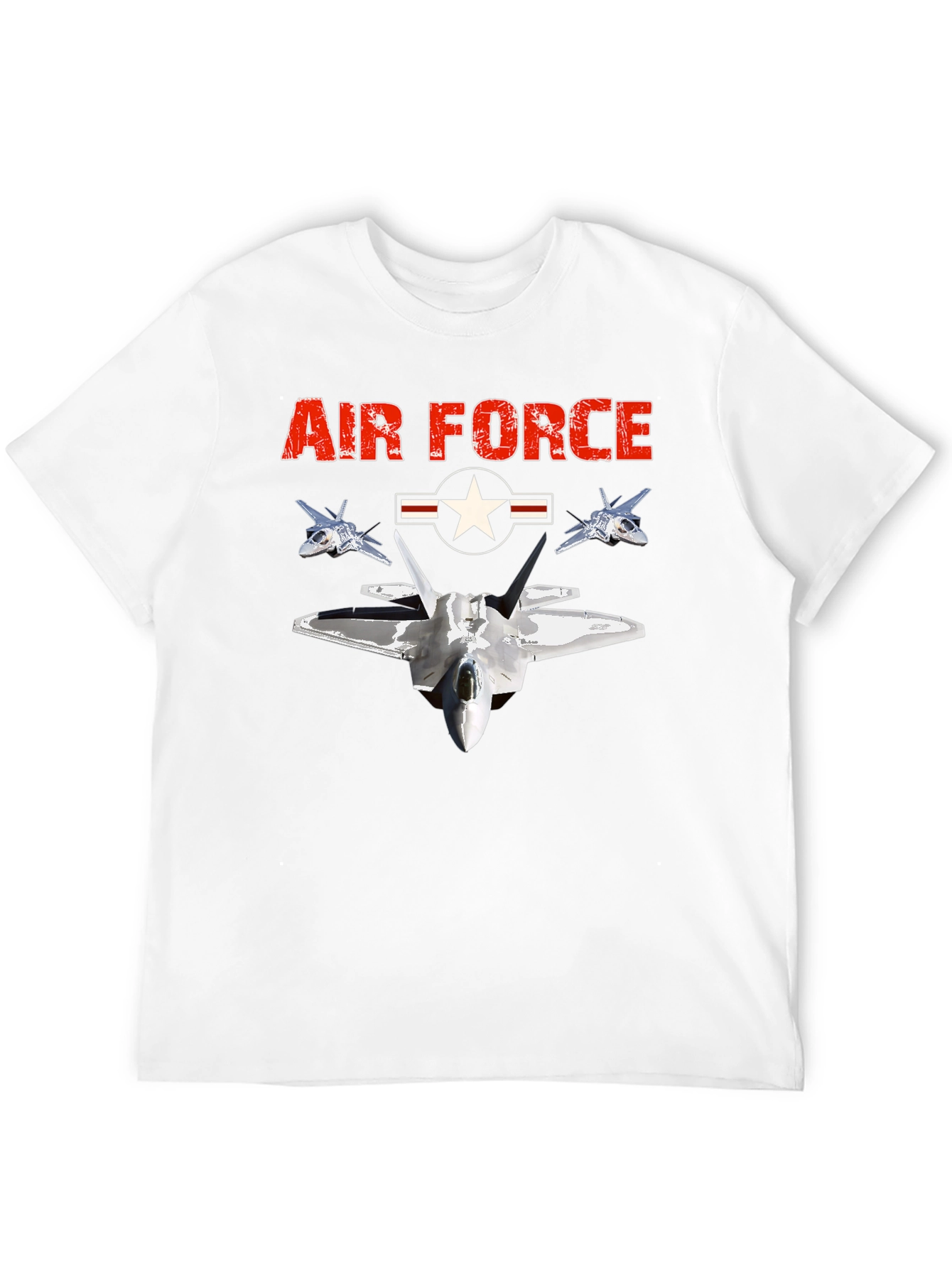 Air Force Jet Fighter Graphic T-Shirt