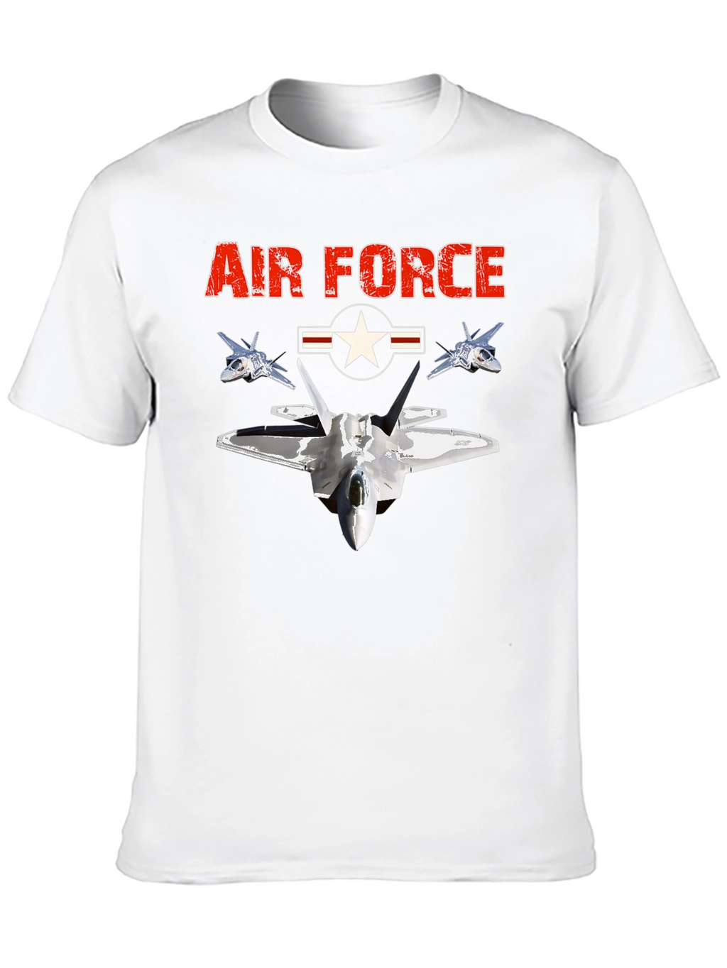 Air Force Jet Fighter Graphic T-Shirt