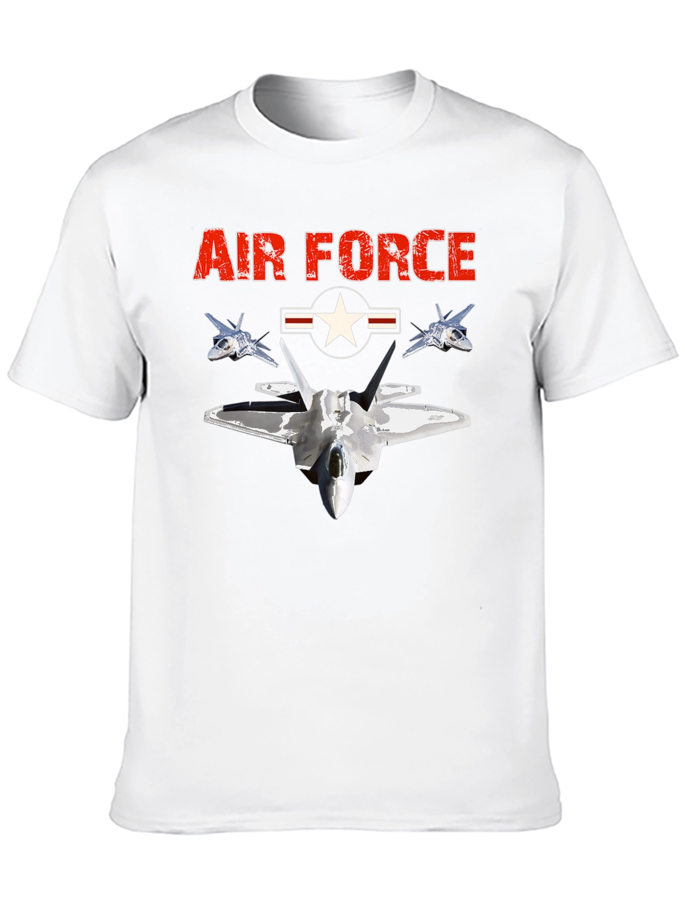 Air Force Jet Fighter Graphic T-Shirt