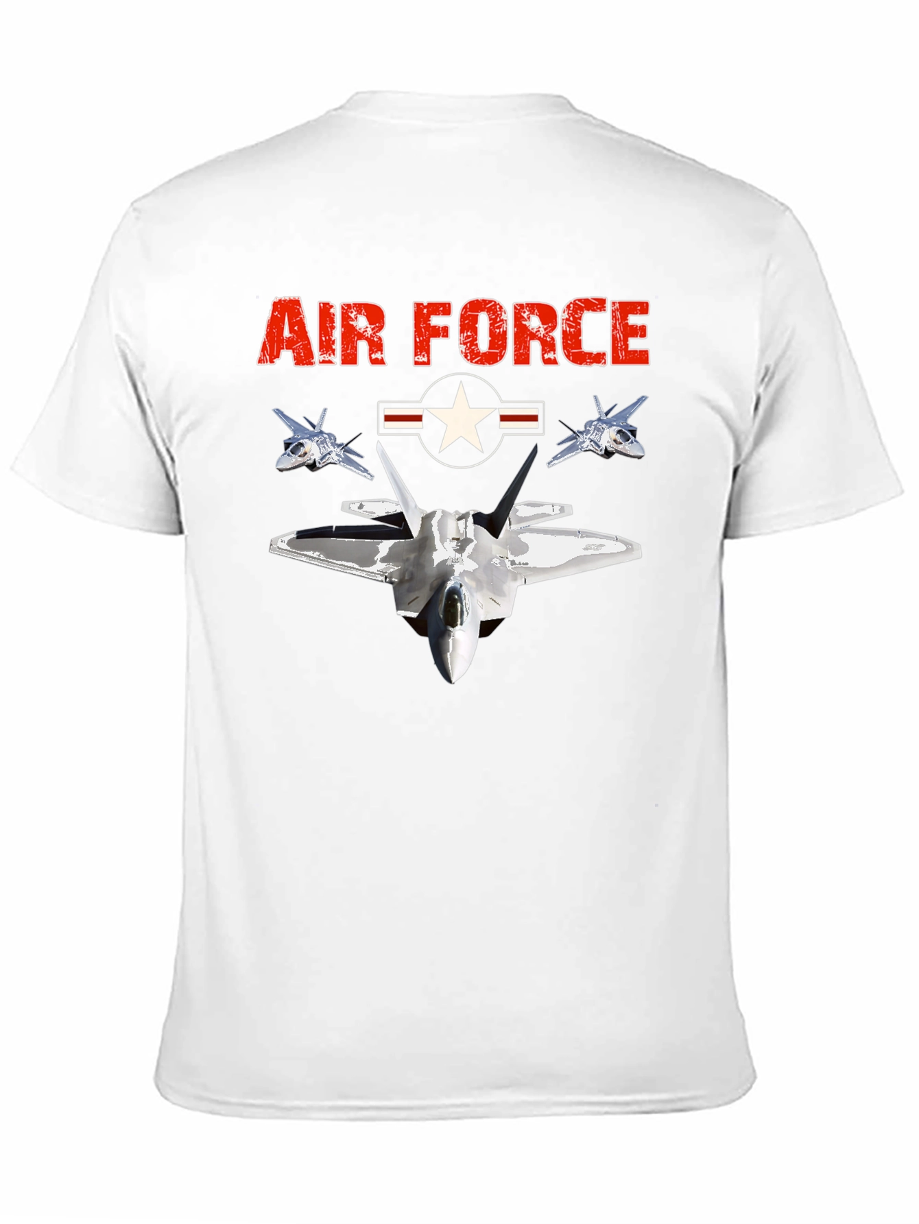 Air Force Jet Fighter Graphic T-Shirt