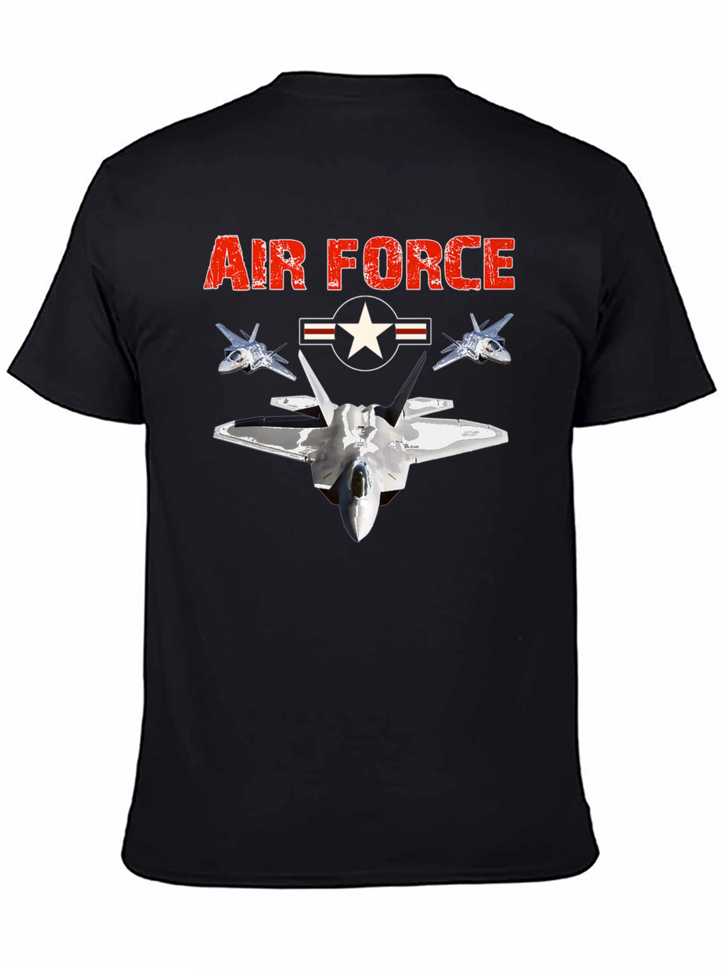 Air Force Jet Fighter Graphic T-Shirt