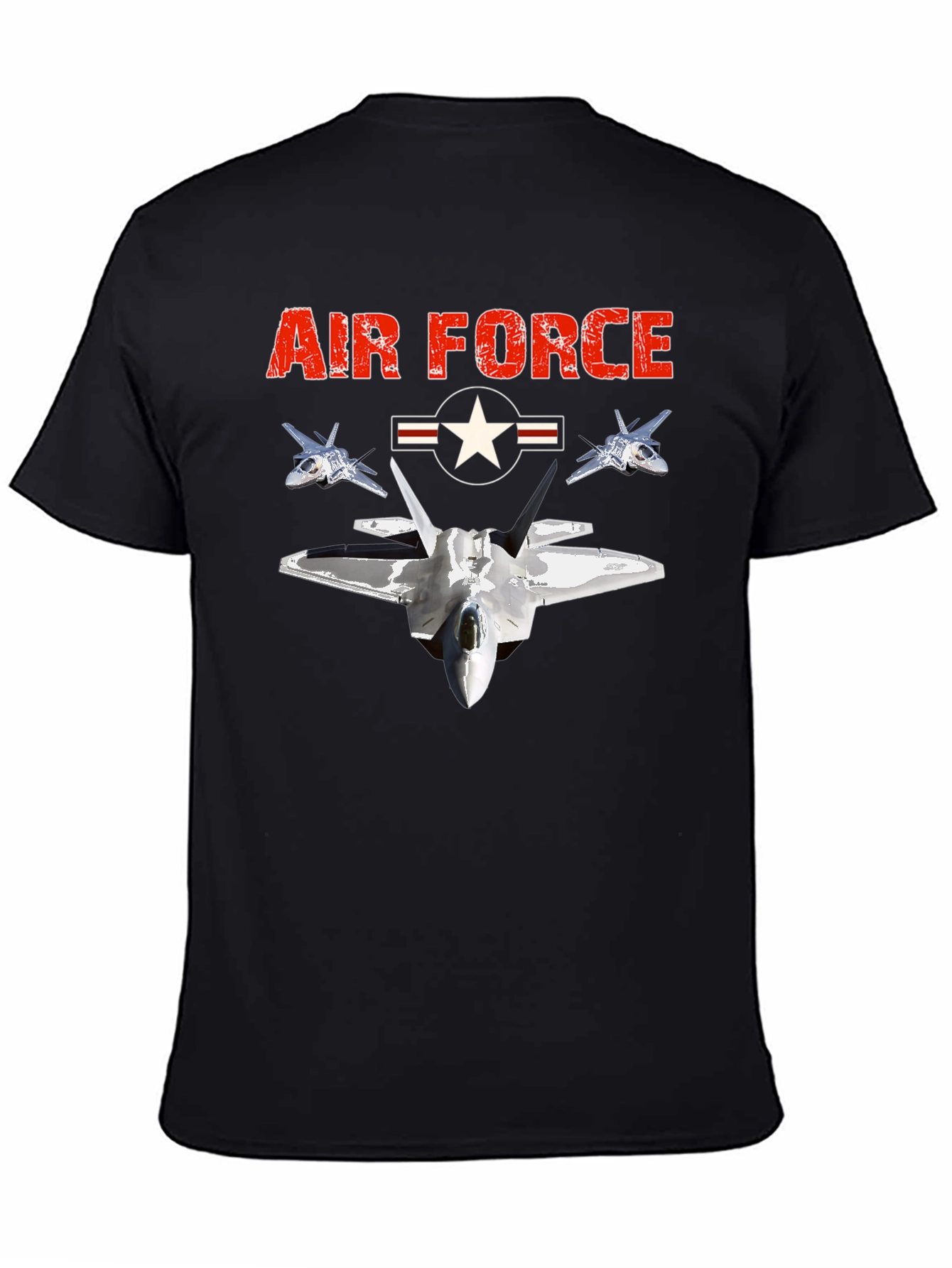 Air Force Jet Fighter Graphic T-Shirt