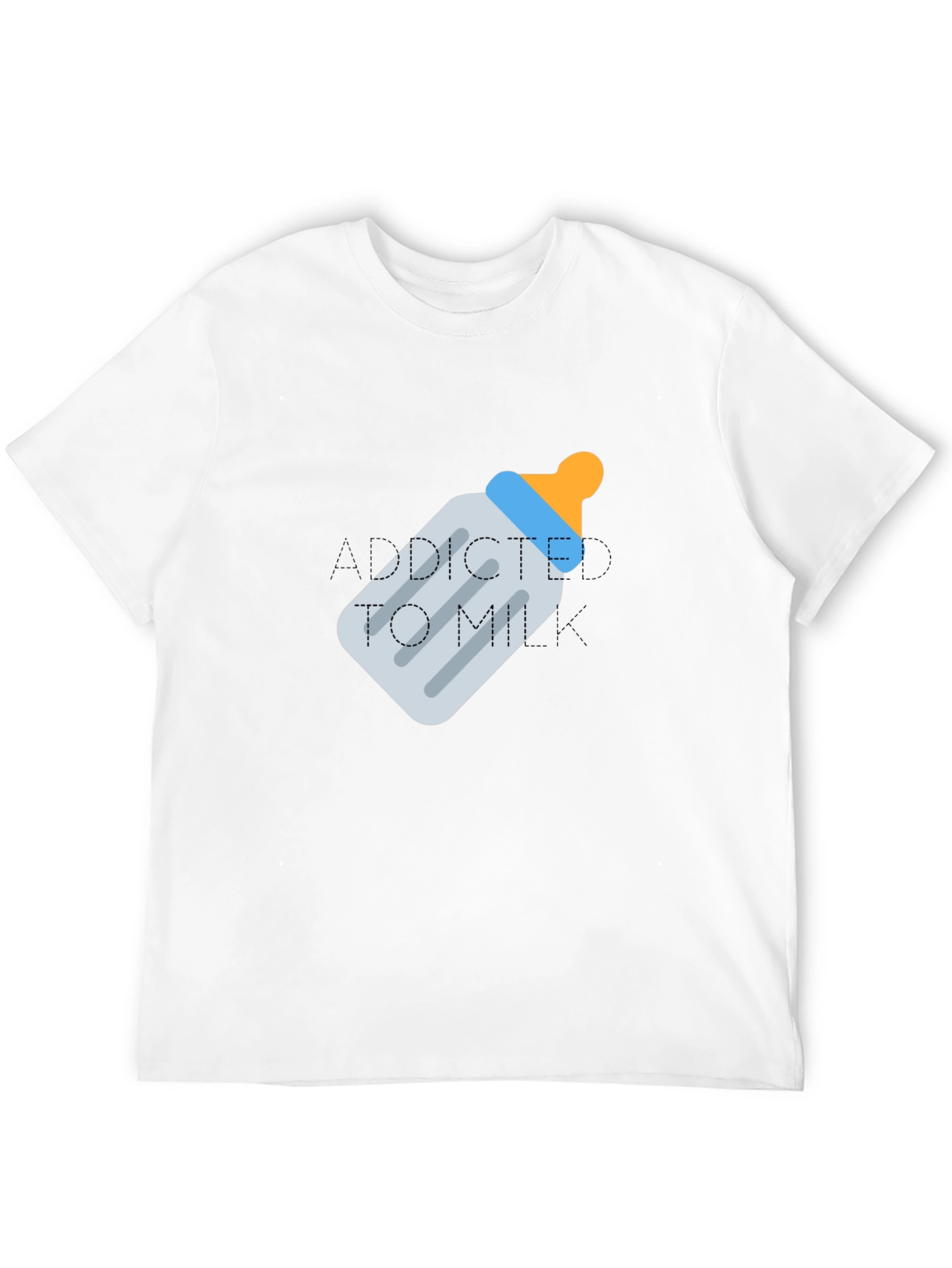 Addicted To Milk Baby Bottle Tee