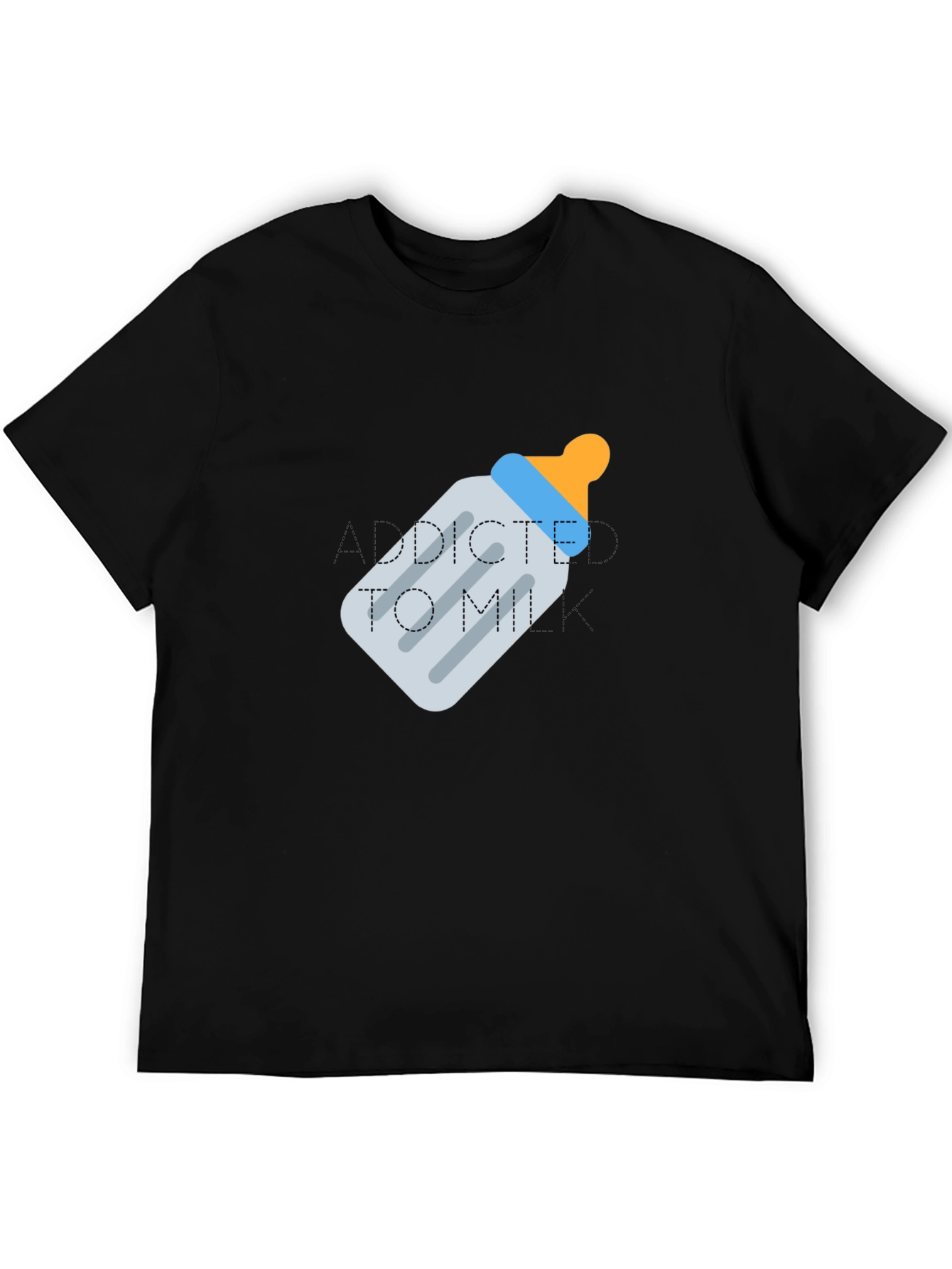 Addicted To Milk Baby Bottle Tee