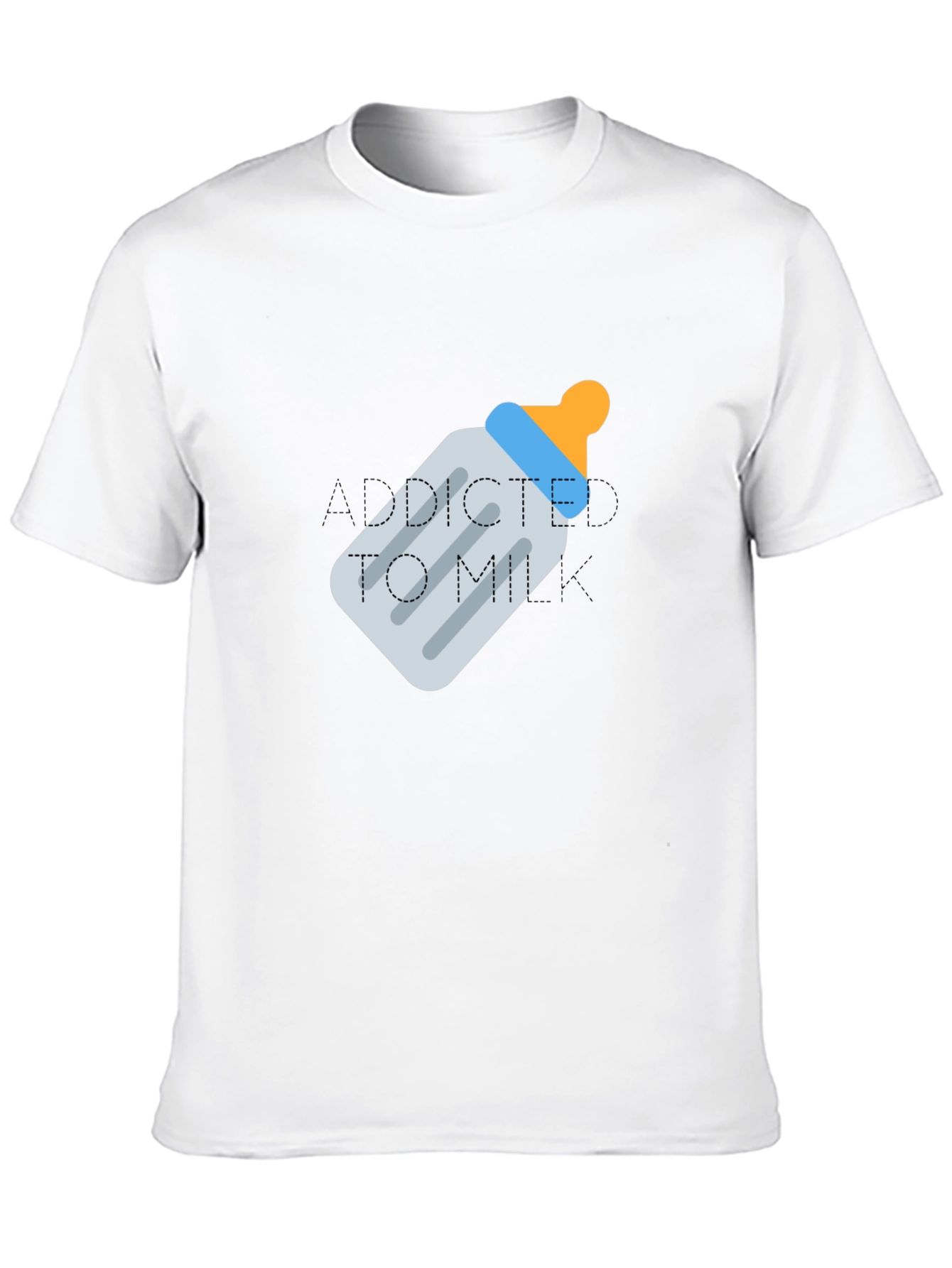 Addicted To Milk Baby Bottle Tee