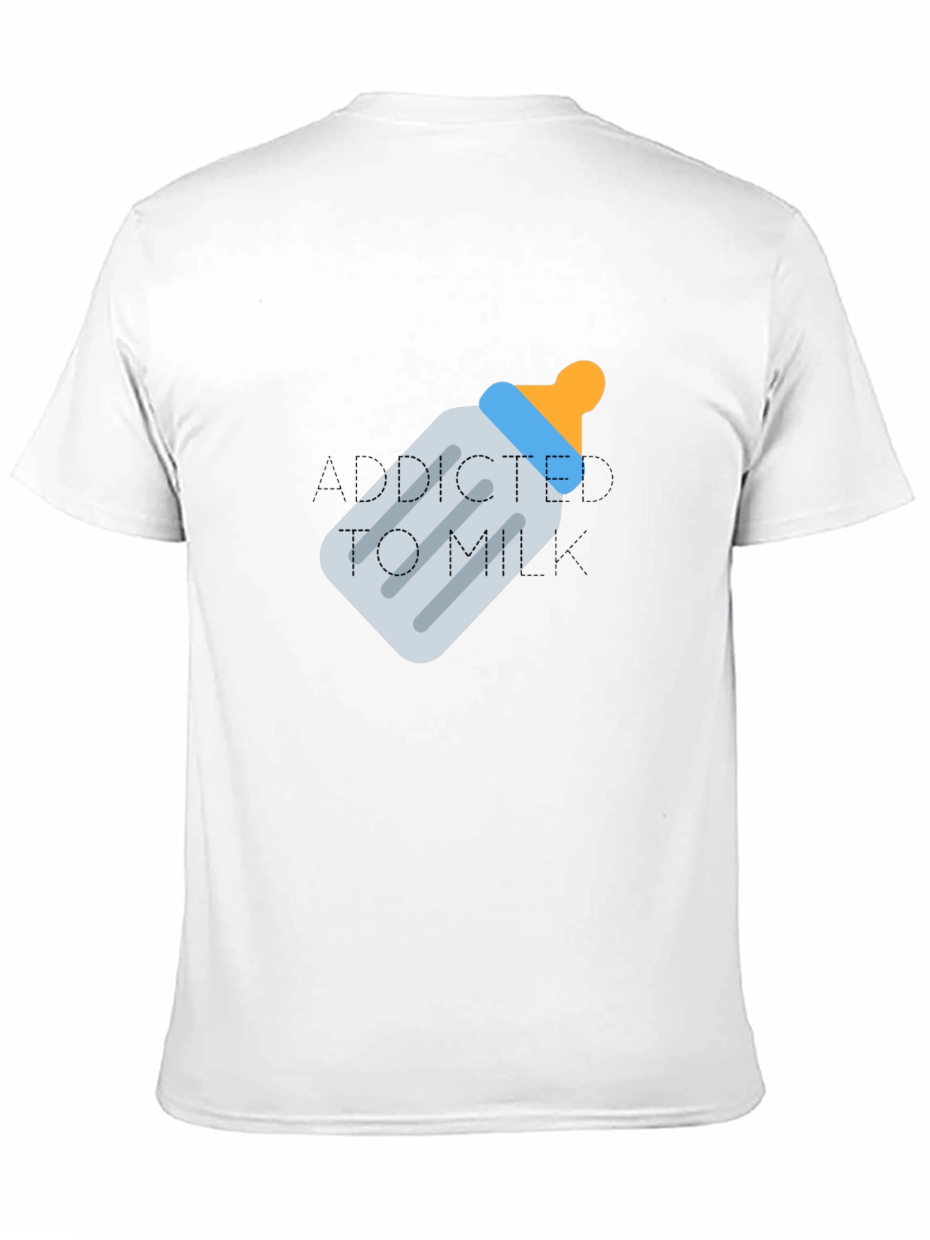 Addicted To Milk Baby Bottle Tee