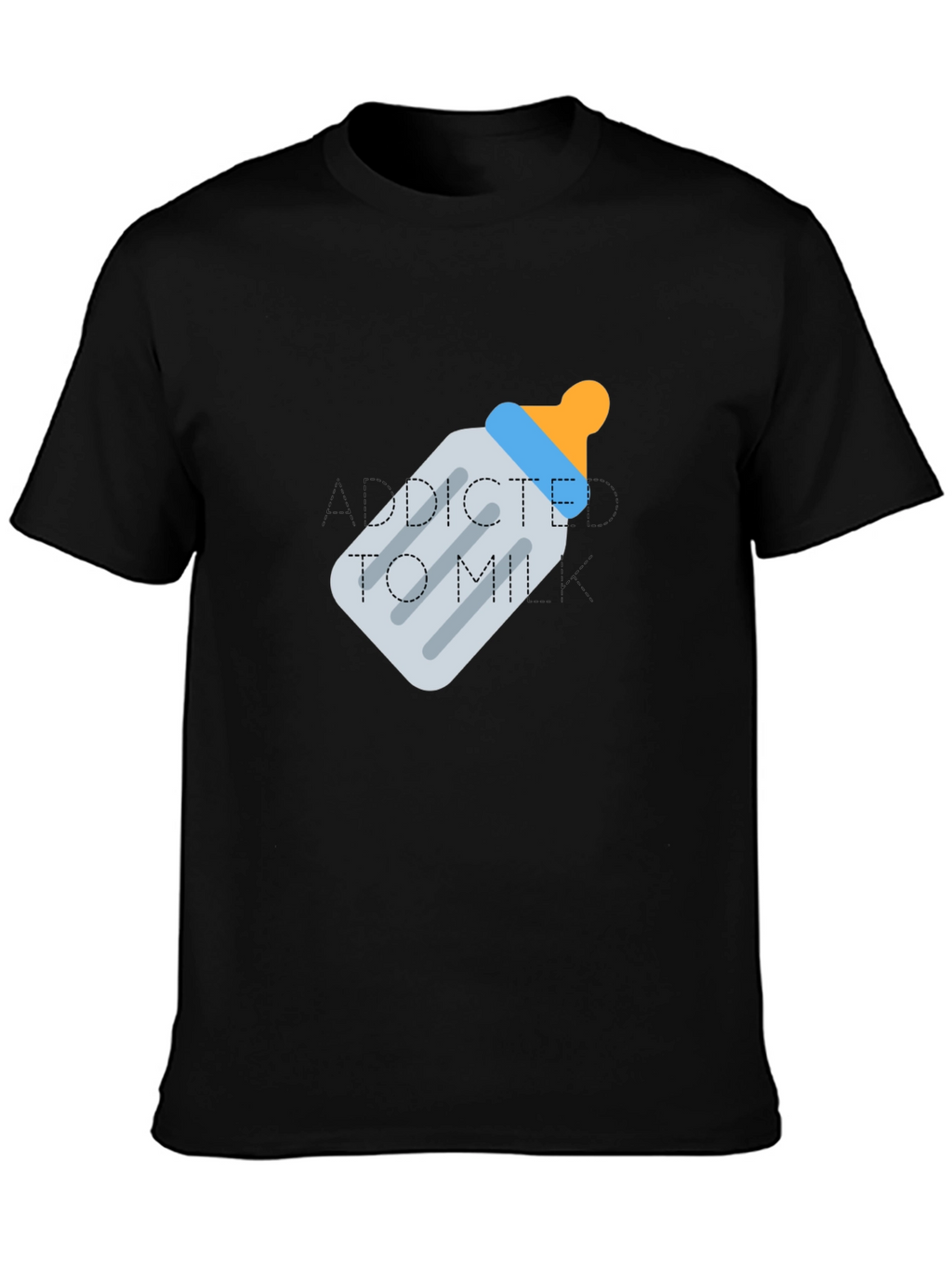 Addicted To Milk Baby Bottle Tee