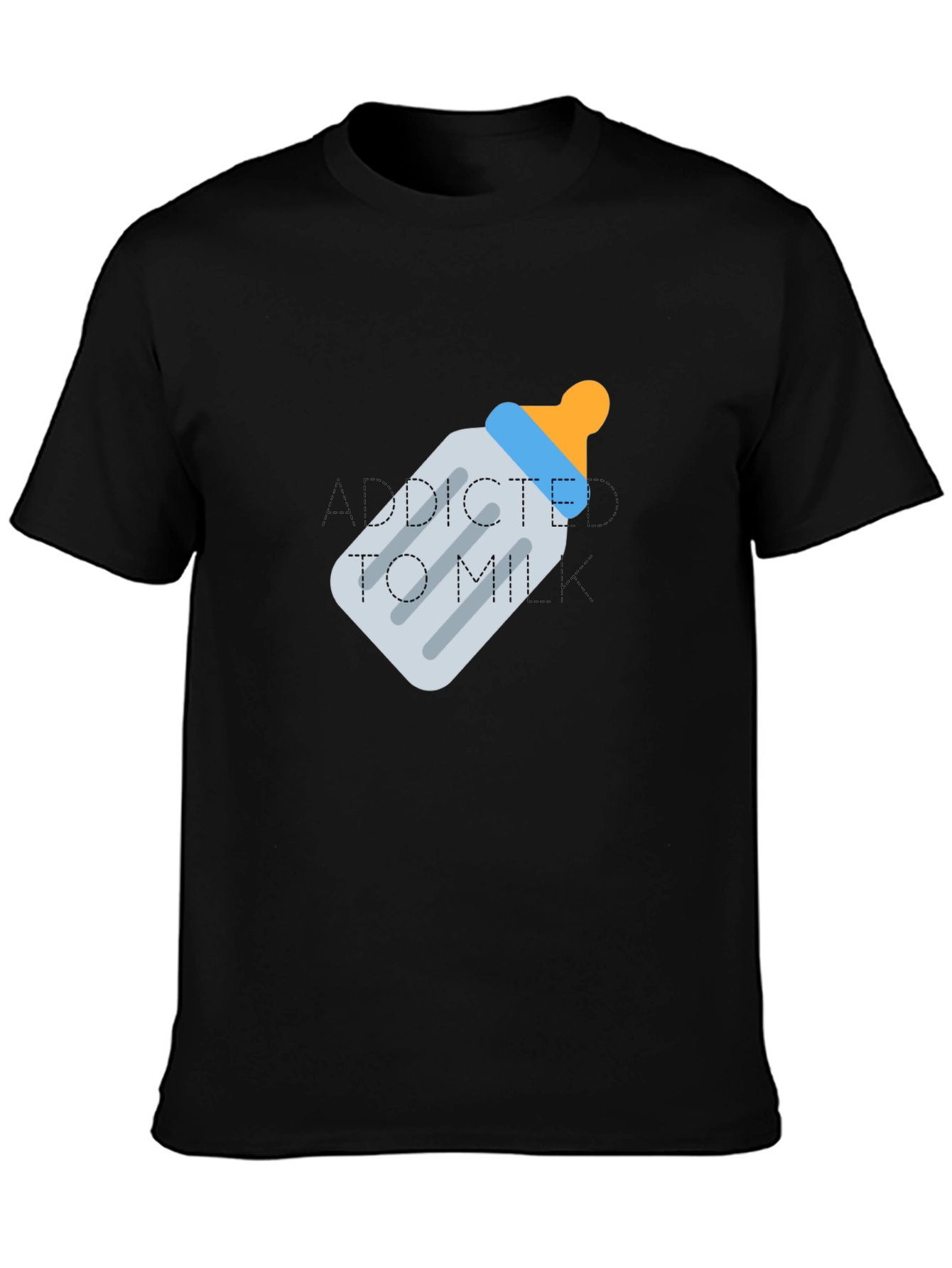 Addicted To Milk Baby Bottle Tee