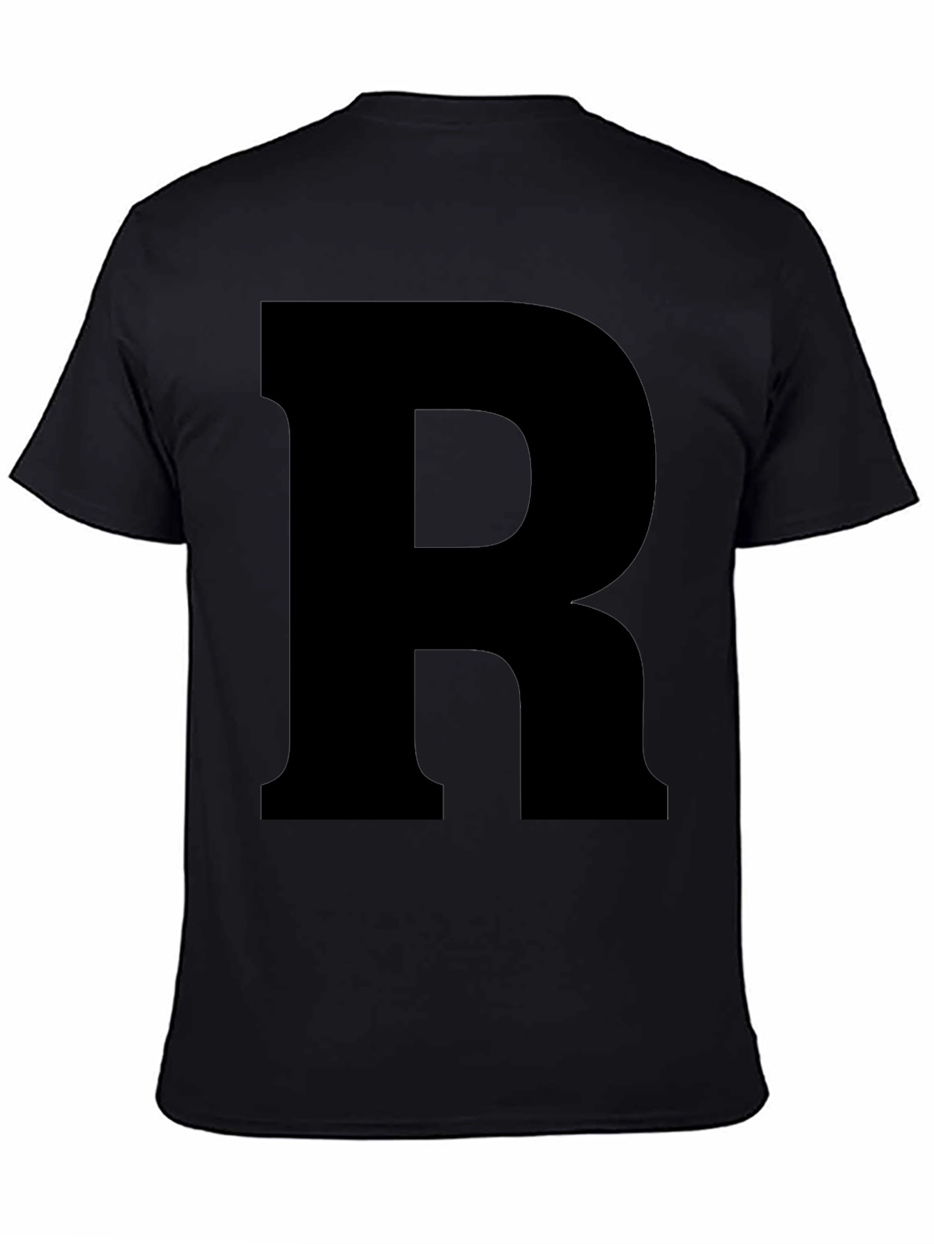 Letter R Graphic Tee - Bold Statement Shirt