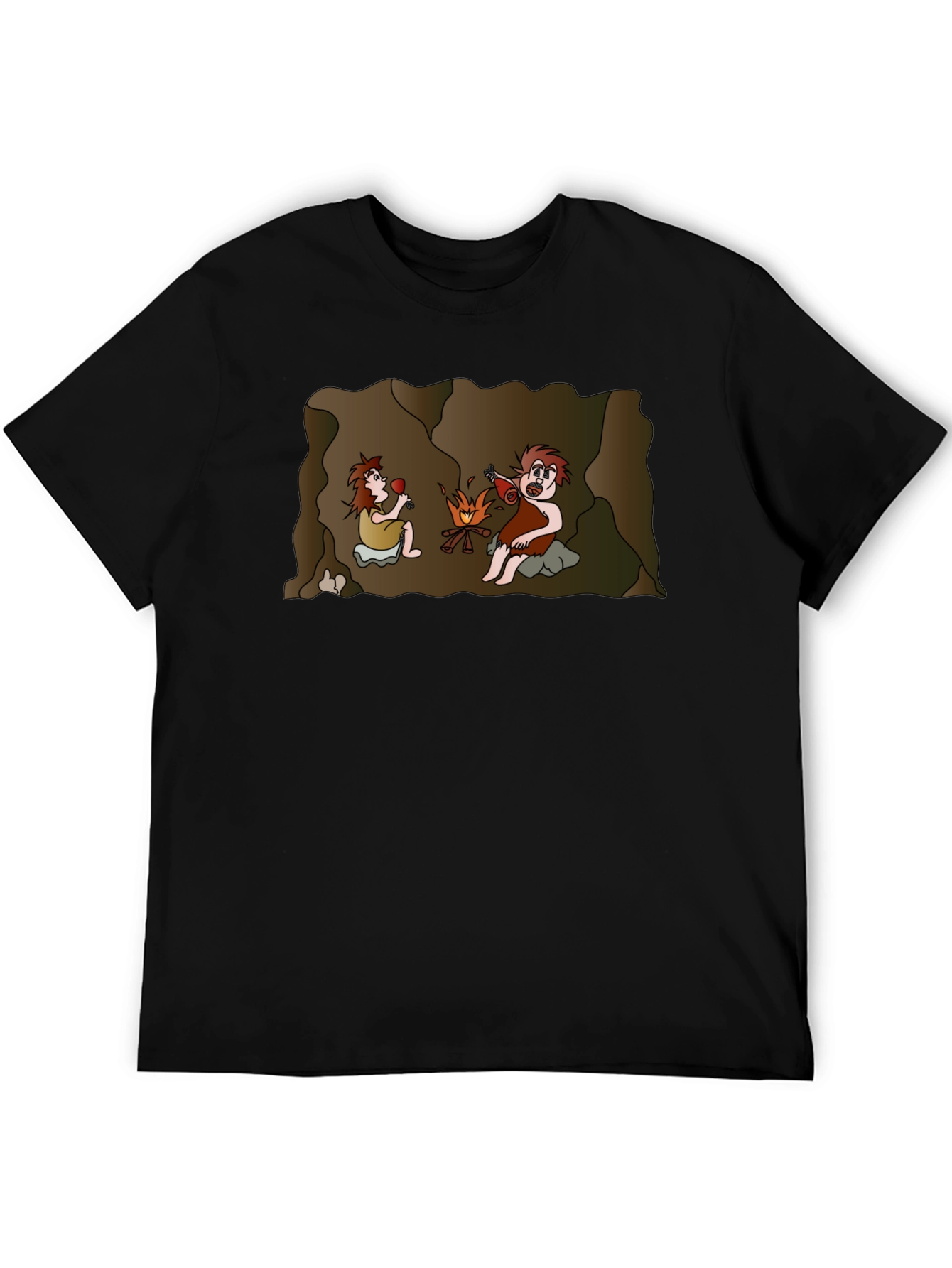 Cartoon Cavemen Unisex T-Shirt