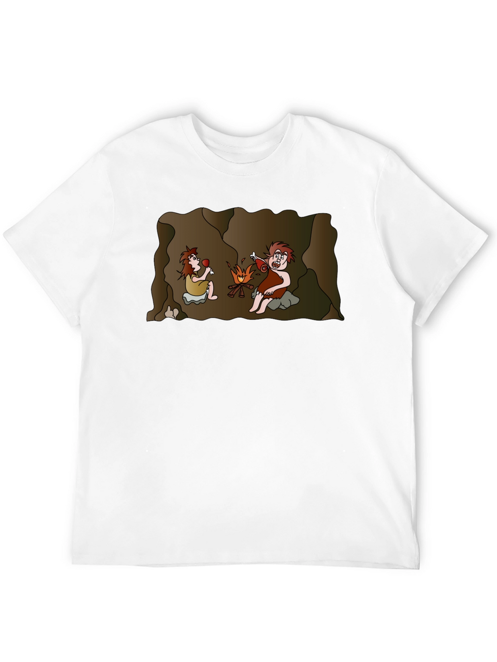 Cartoon Cavemen Unisex T-Shirt