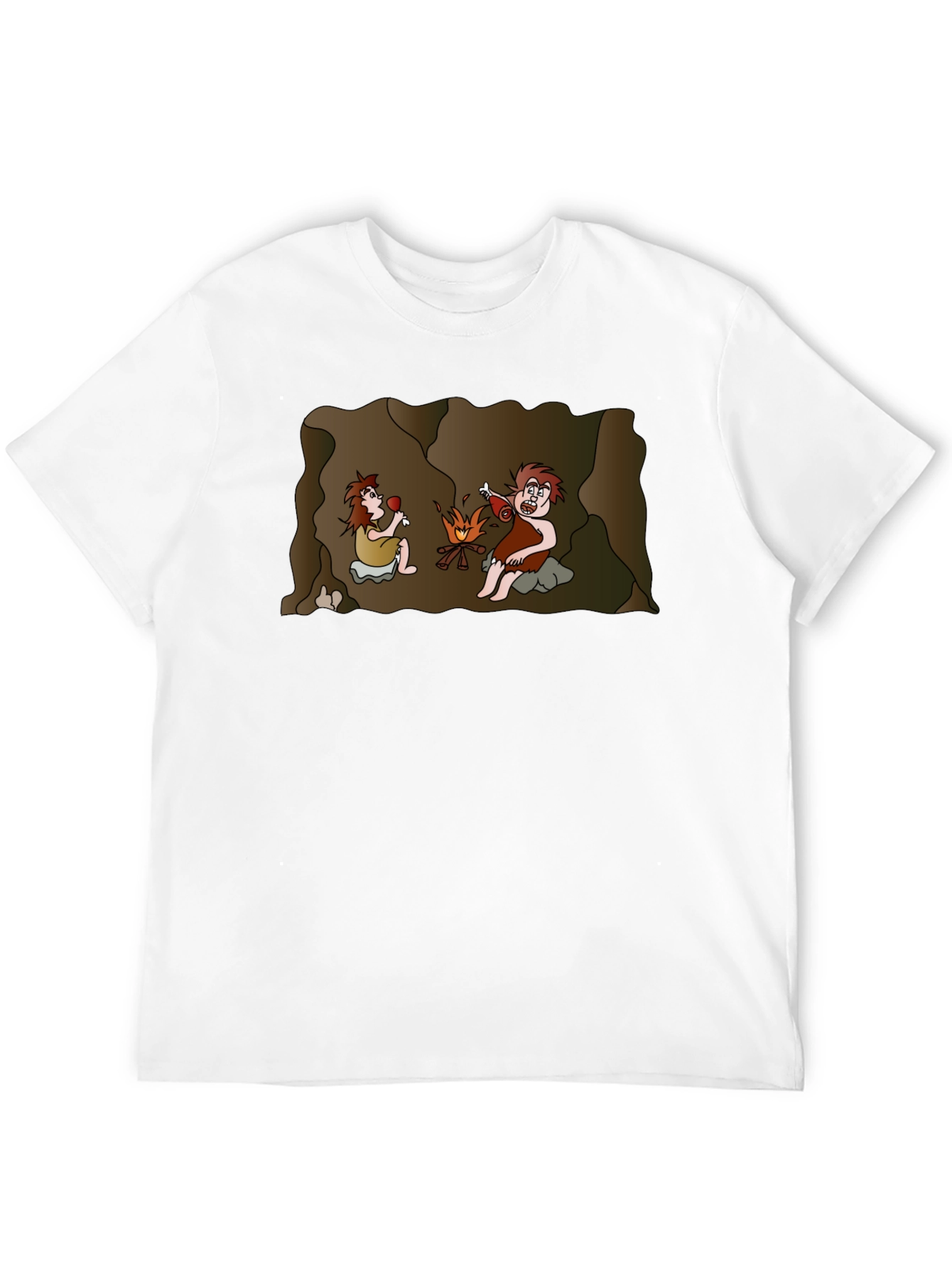 Cartoon Cavemen Unisex T-Shirt