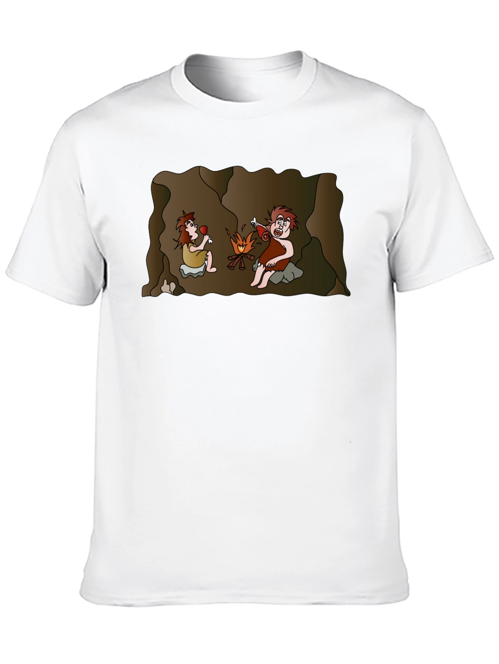 Cartoon Cavemen Unisex T-Shirt