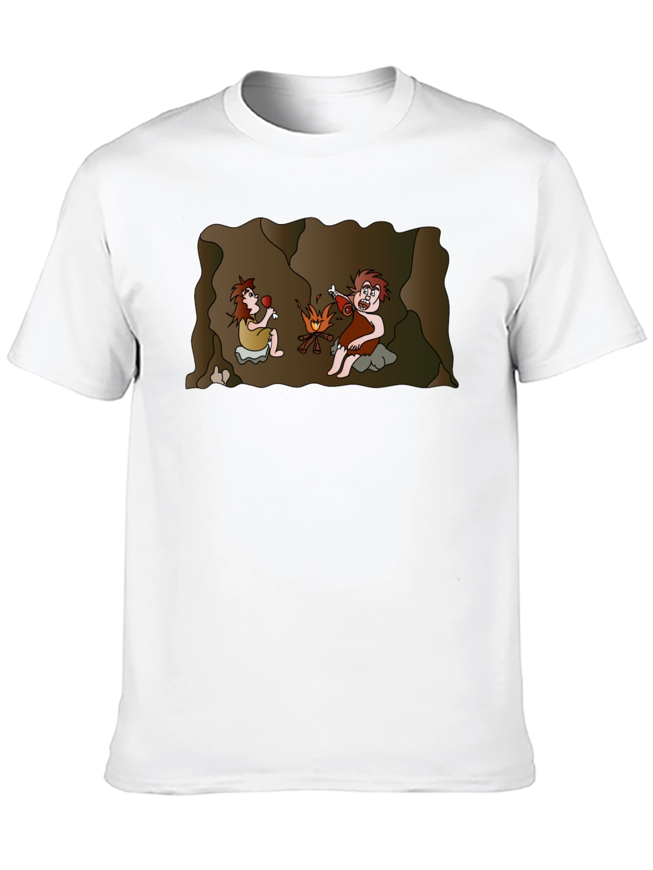 Cartoon Cavemen Unisex T-Shirt