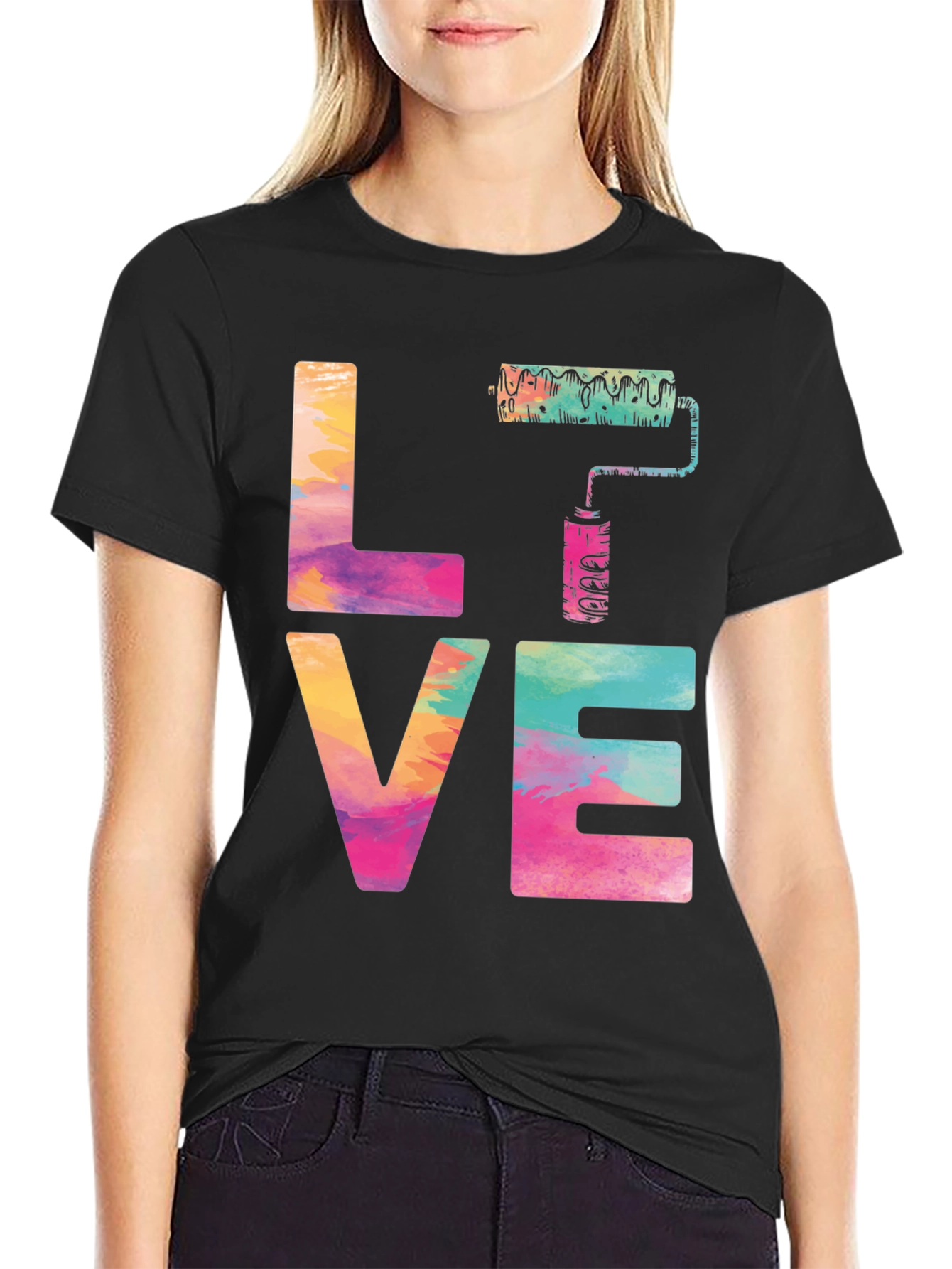 Colorful Love Painting T-Shirt - Painter Gift