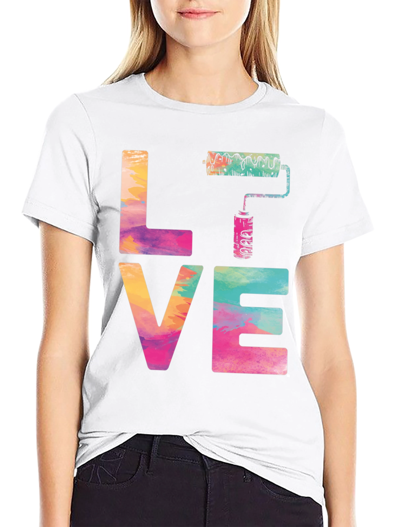 Colorful Love Painting T-Shirt - Painter Gift