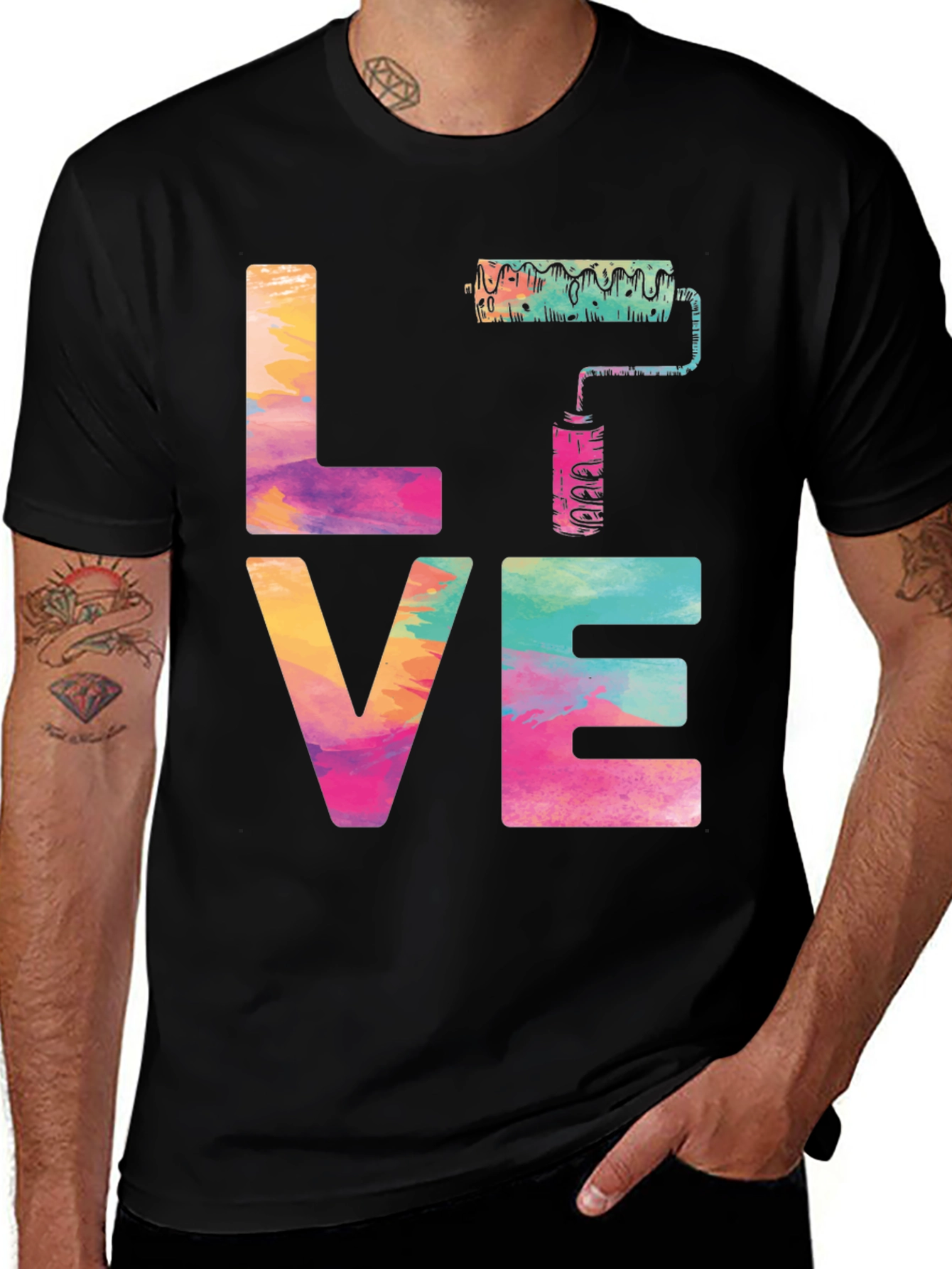 Colorful Love Painting T-Shirt - Painter Gift