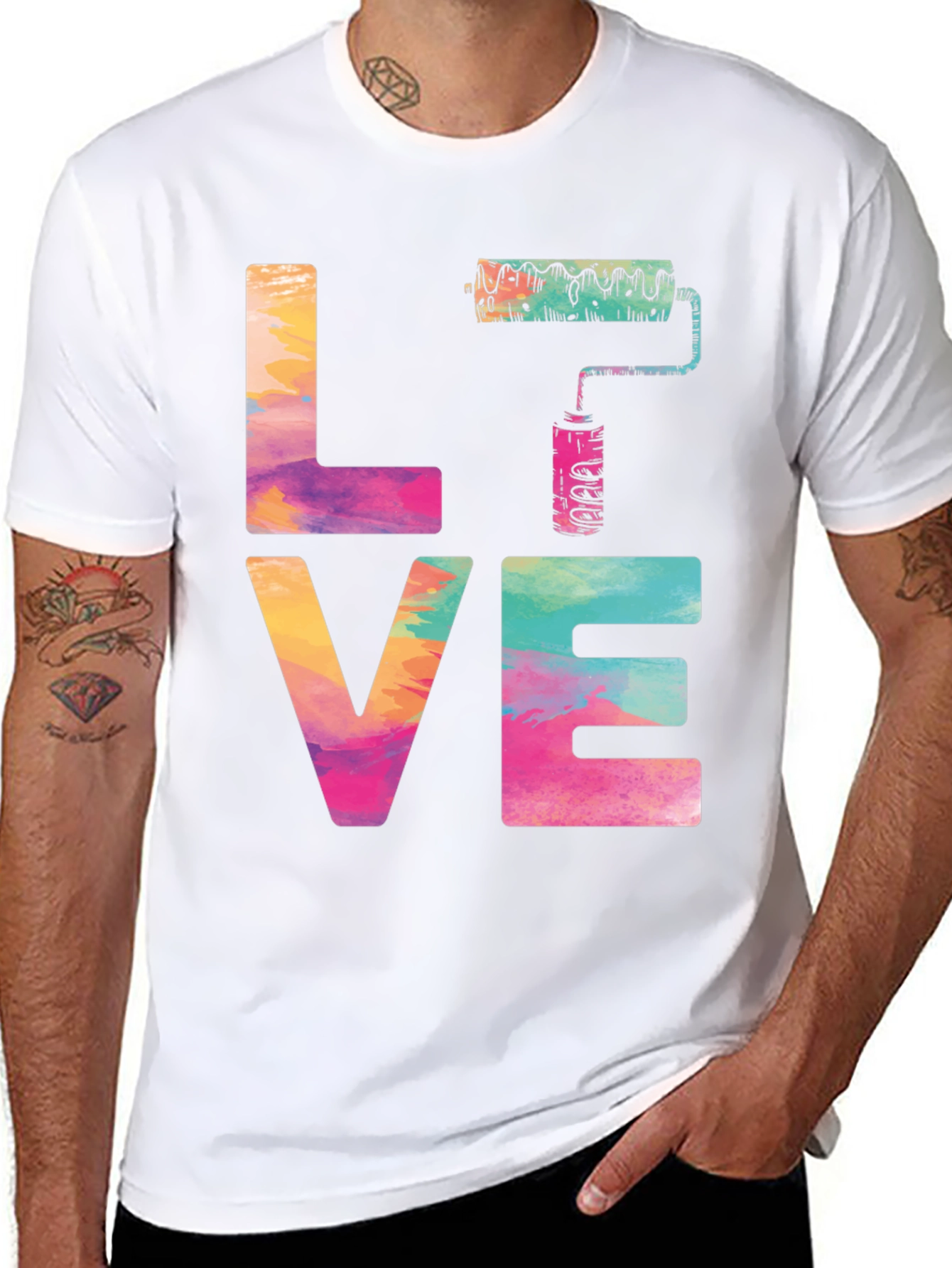 Colorful Love Painting T-Shirt - Painter Gift